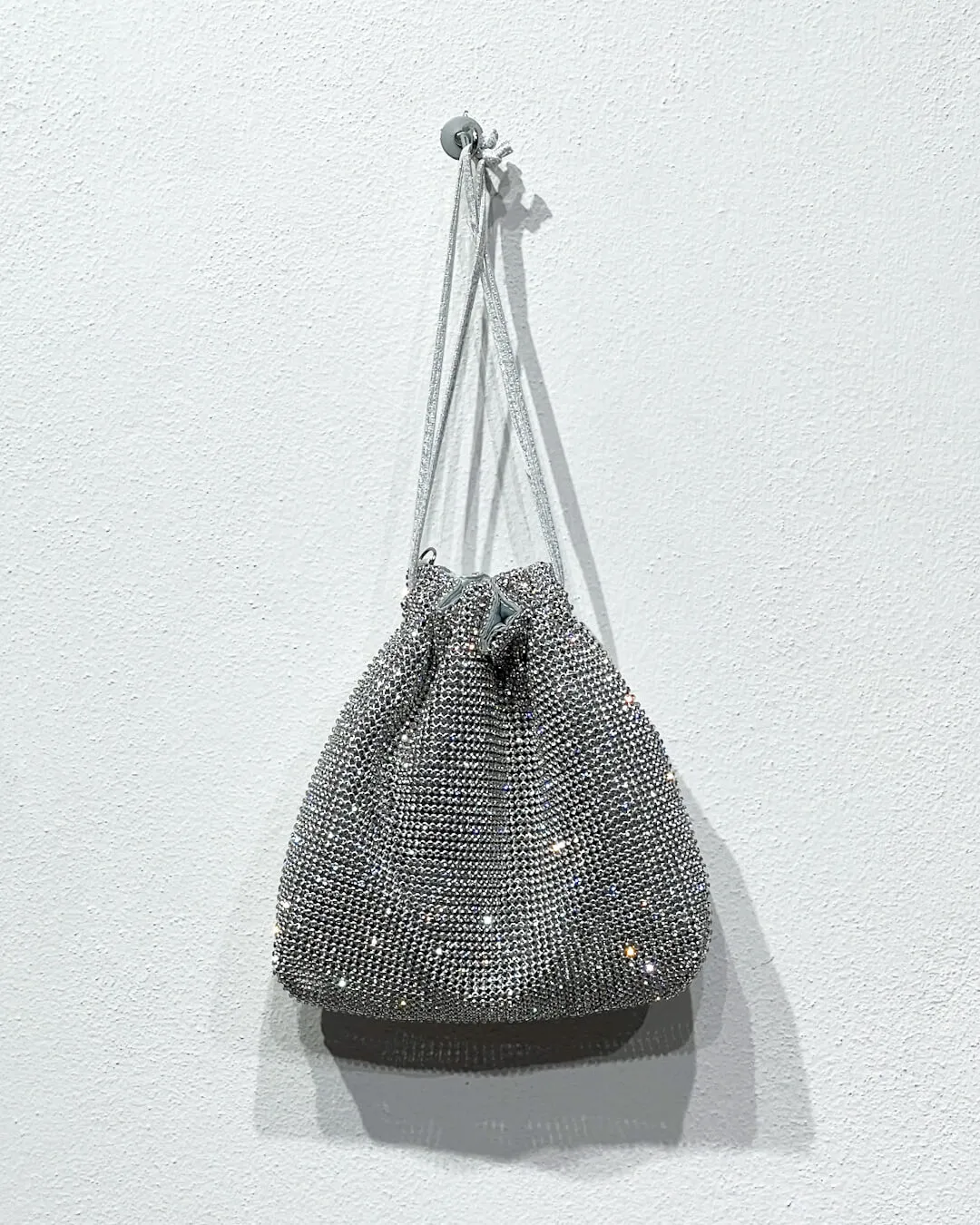 -MINI BAG SACCHETTO IN STRASS