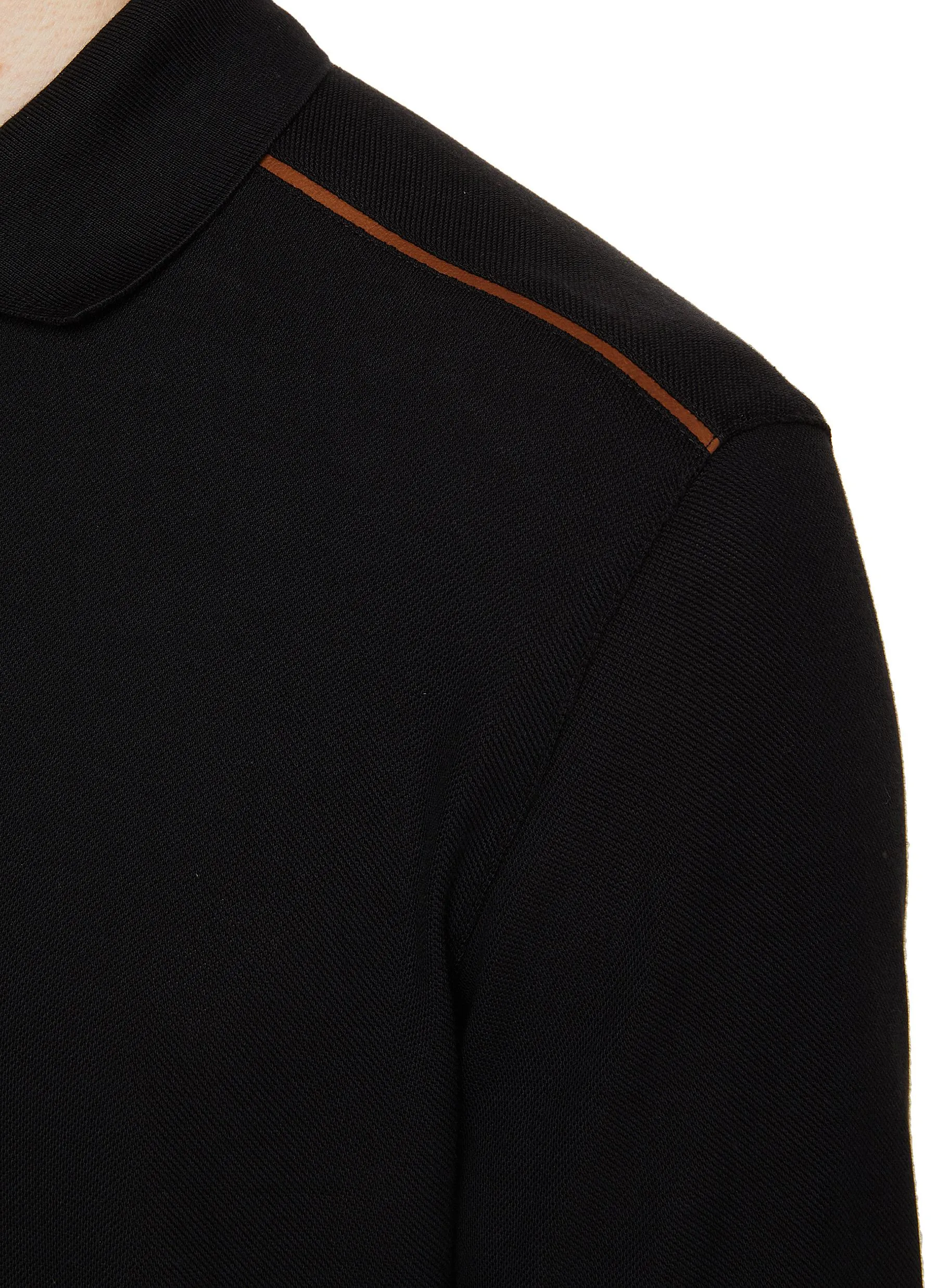 -----------ZEGNA ---- ------------ ----Cotton Knit Polo --