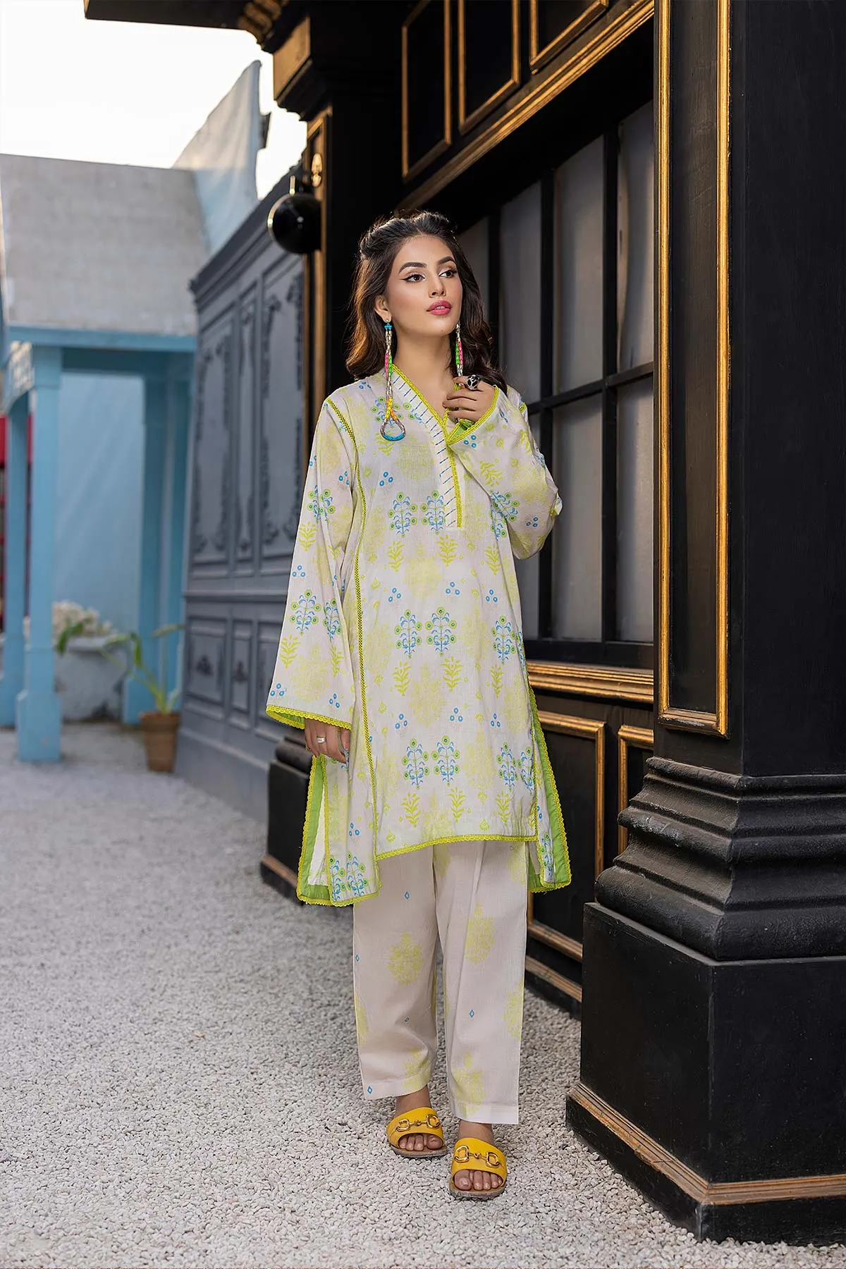 Printed Lawn Suit Set CPN22-09