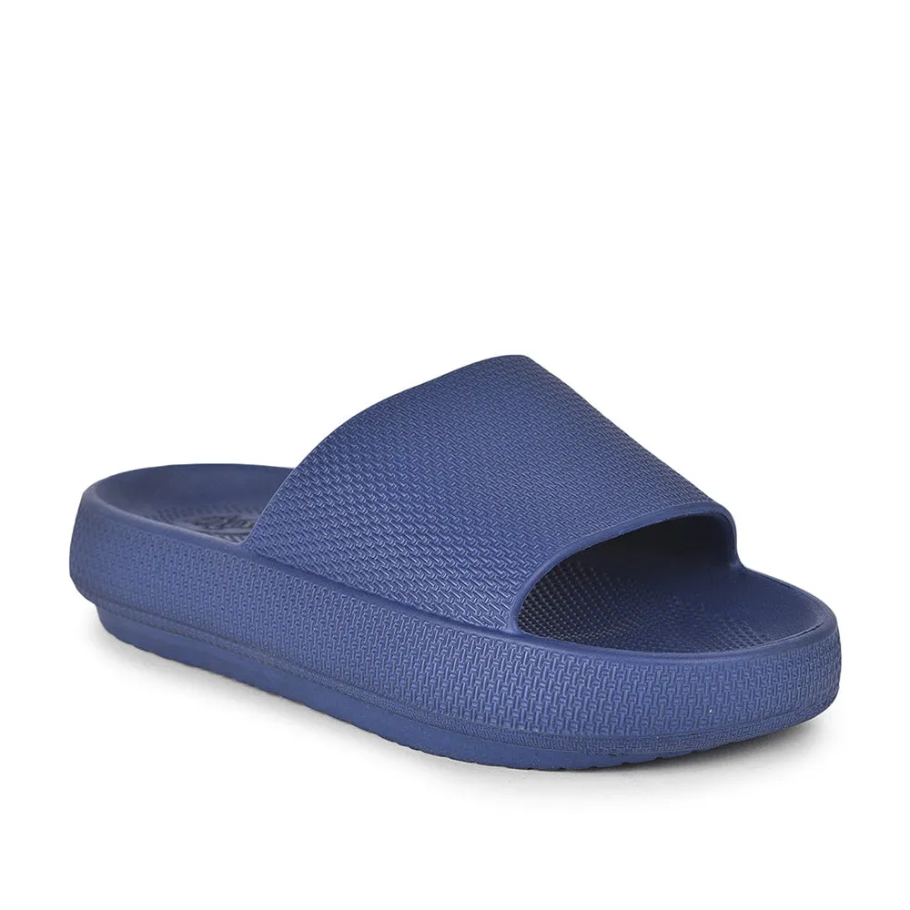 A-HA By Liberty COMFYWALK1 Navy Blue Slides For Women