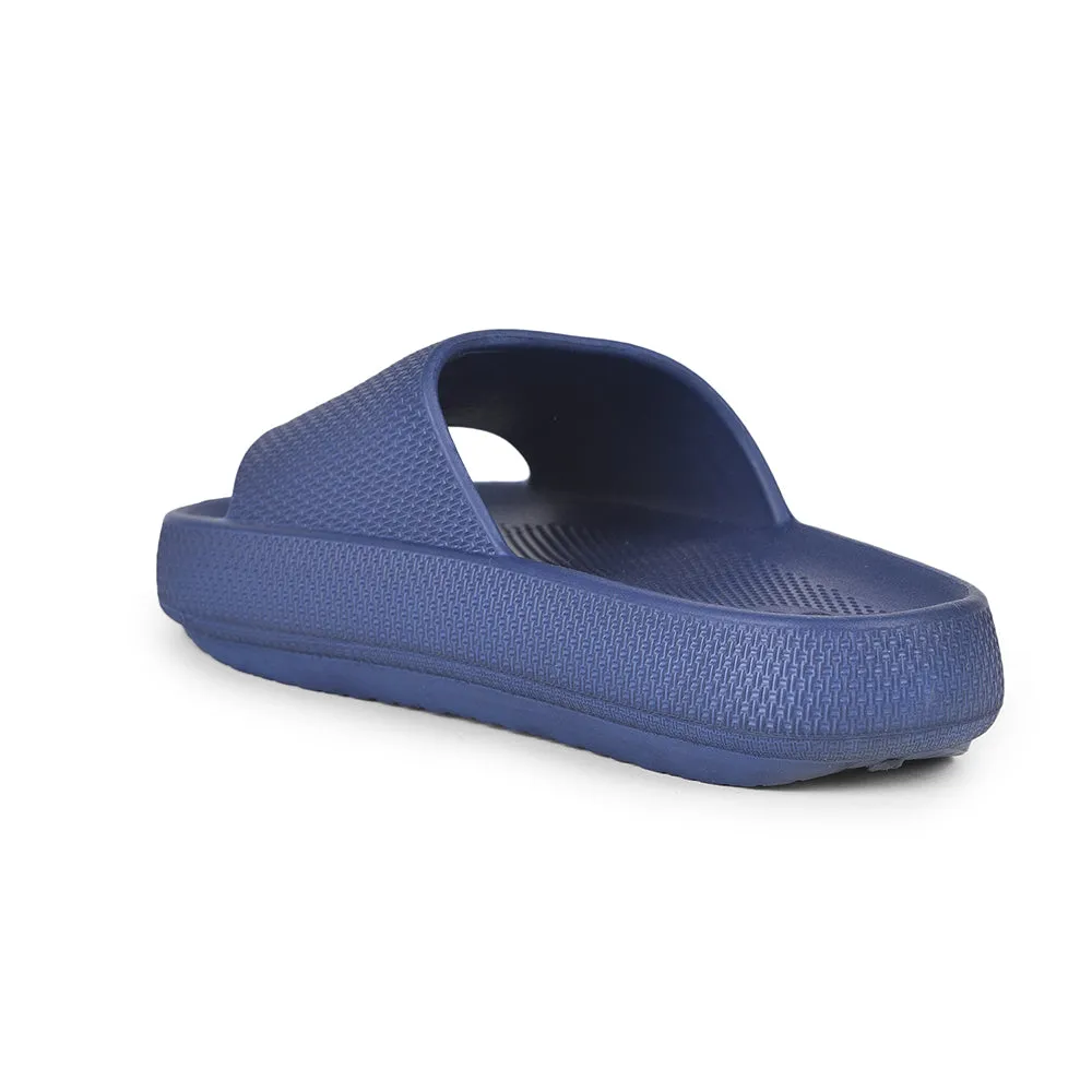 A-HA By Liberty COMFYWALK1 Navy Blue Slides For Women