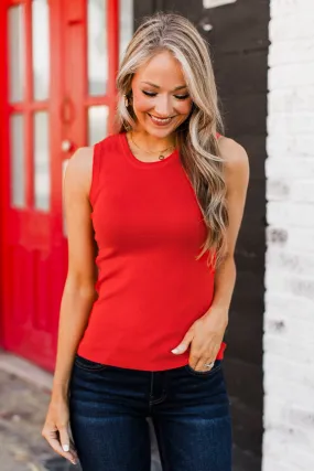 Ribbed Knit Tank Top