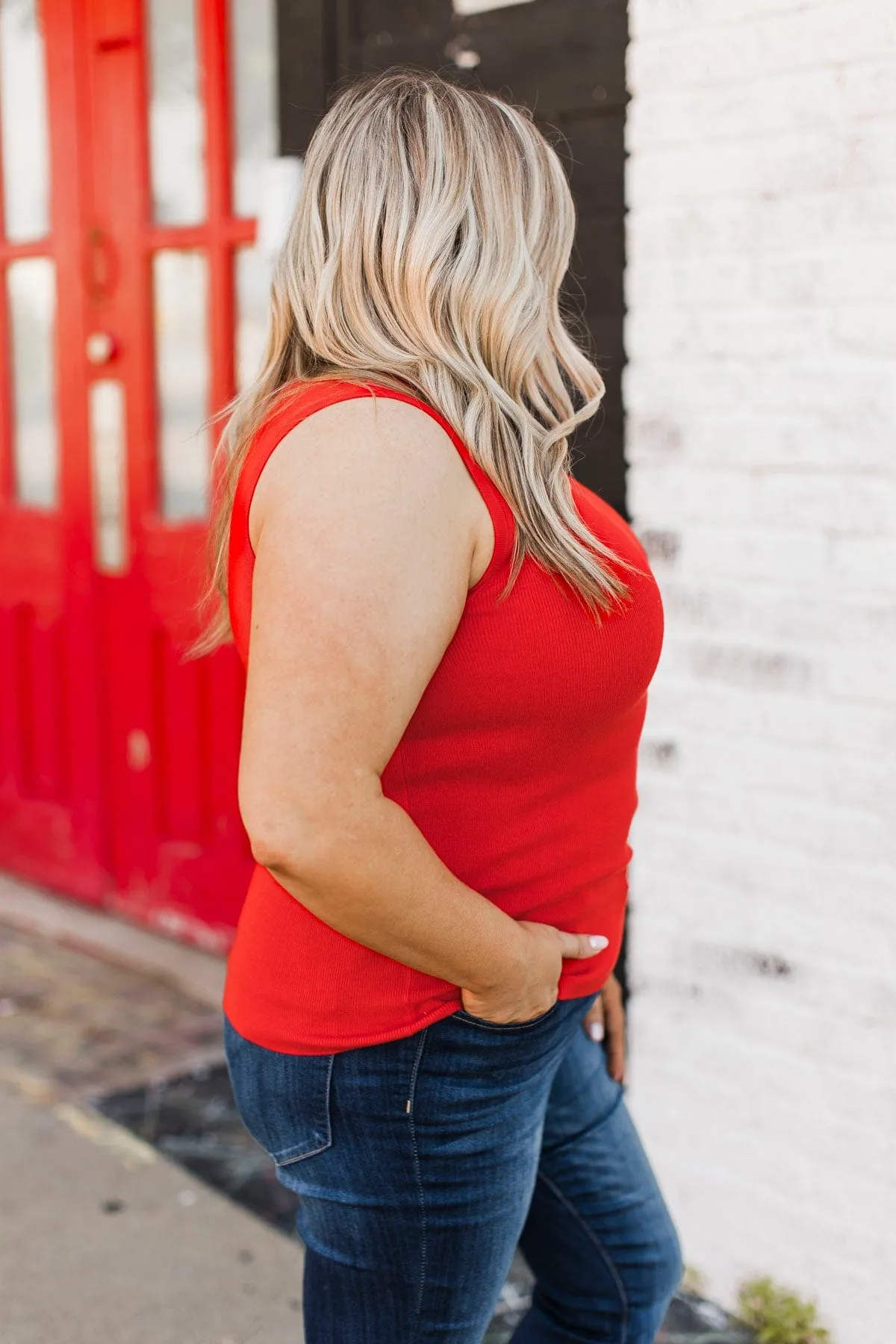 Ribbed Knit Tank Top