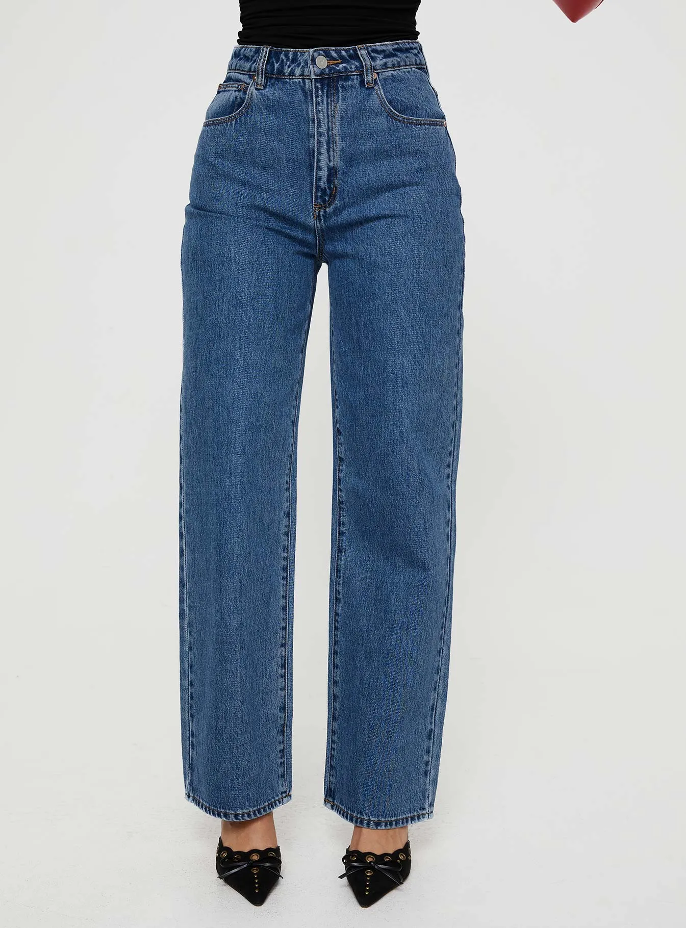 Abrand Daria Mid Vintage Blue Carrie Jeans