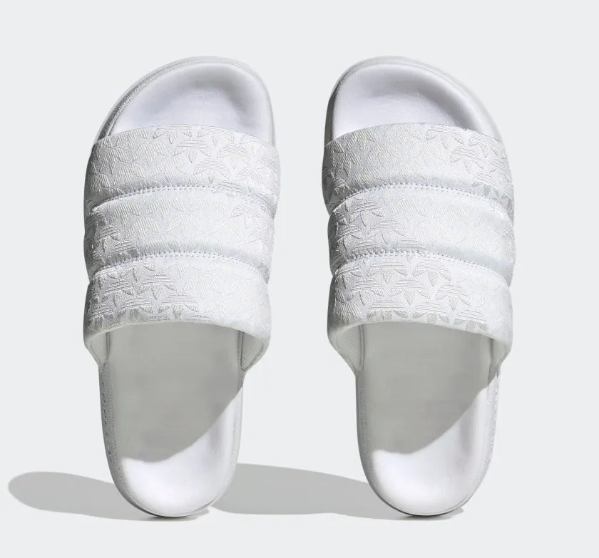 Adidas Adilette Essential Slides Cloud White Crystal White HQ6070