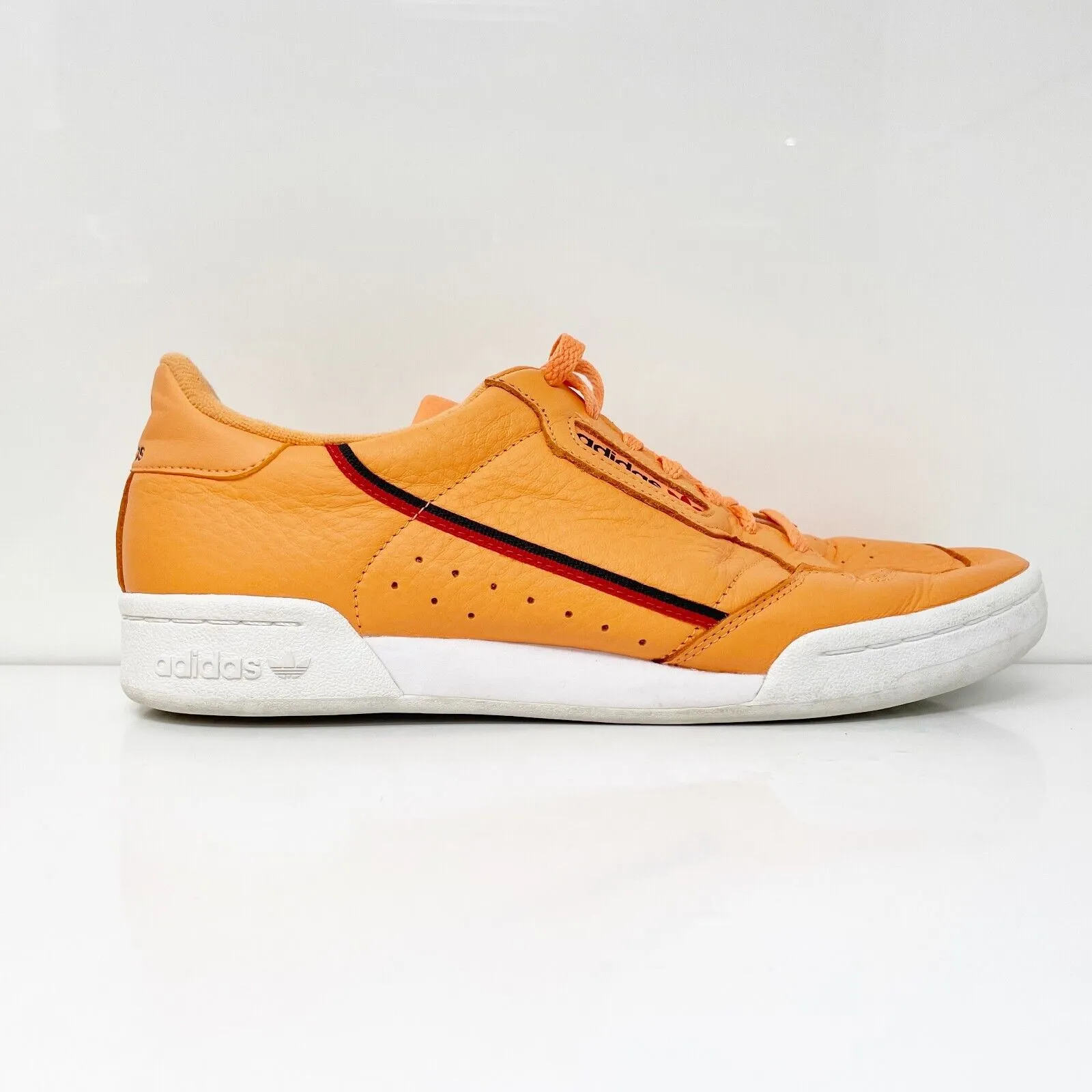 Adidas Mens Continental 80 CG7124 Orange Casual Shoes Sneakers Size 10