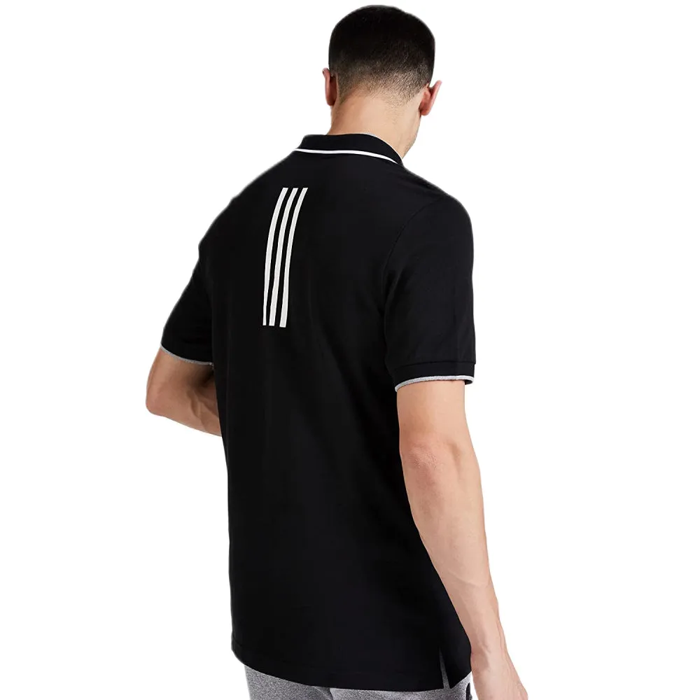 Adidas Men's Essentials Core Polo Tee (Black)