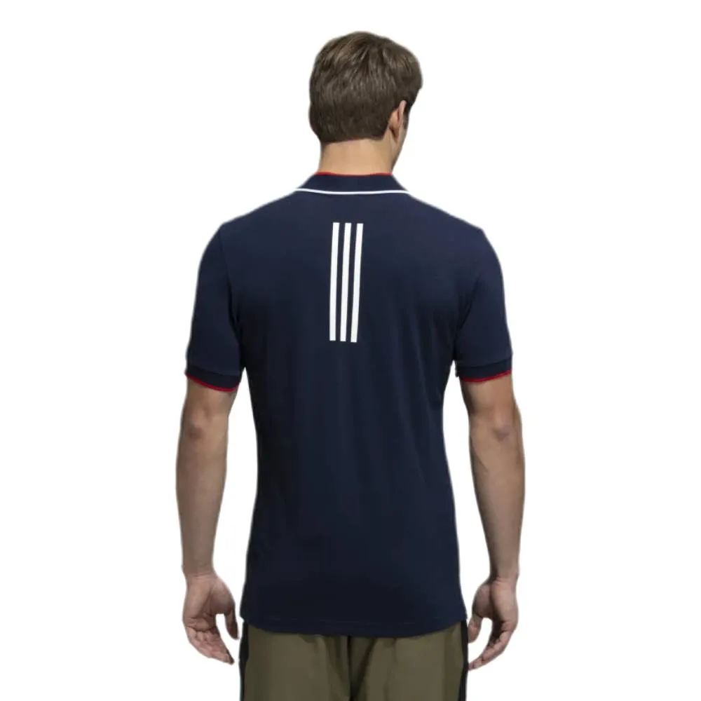 Adidas Men's Polo Tee - Collegiate Navy