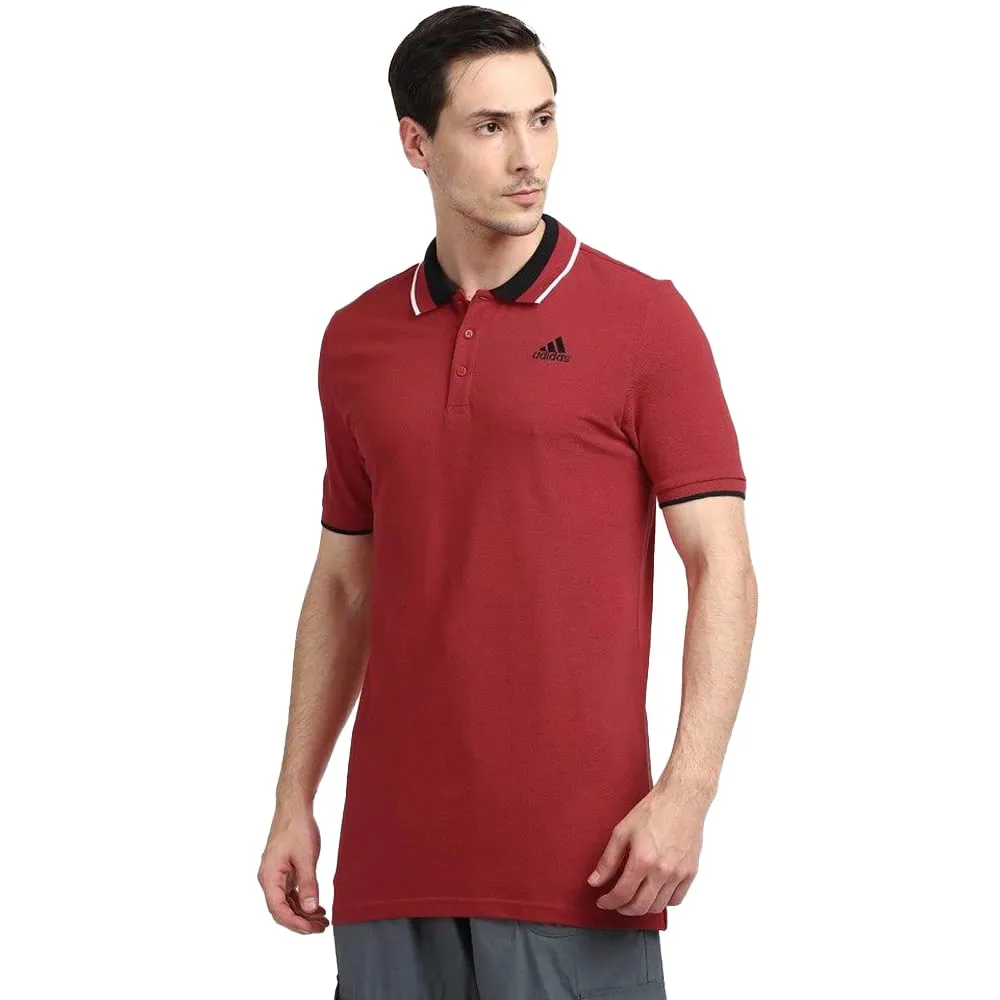 Adidas Men's Essentials Core Polo Tee (Power Red)