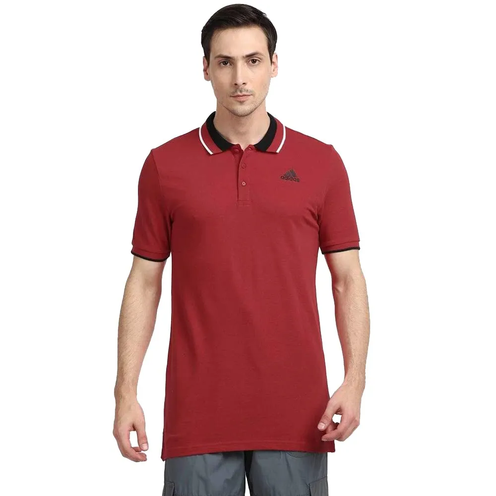 Adidas Men's Essentials Core Polo Tee (Power Red)