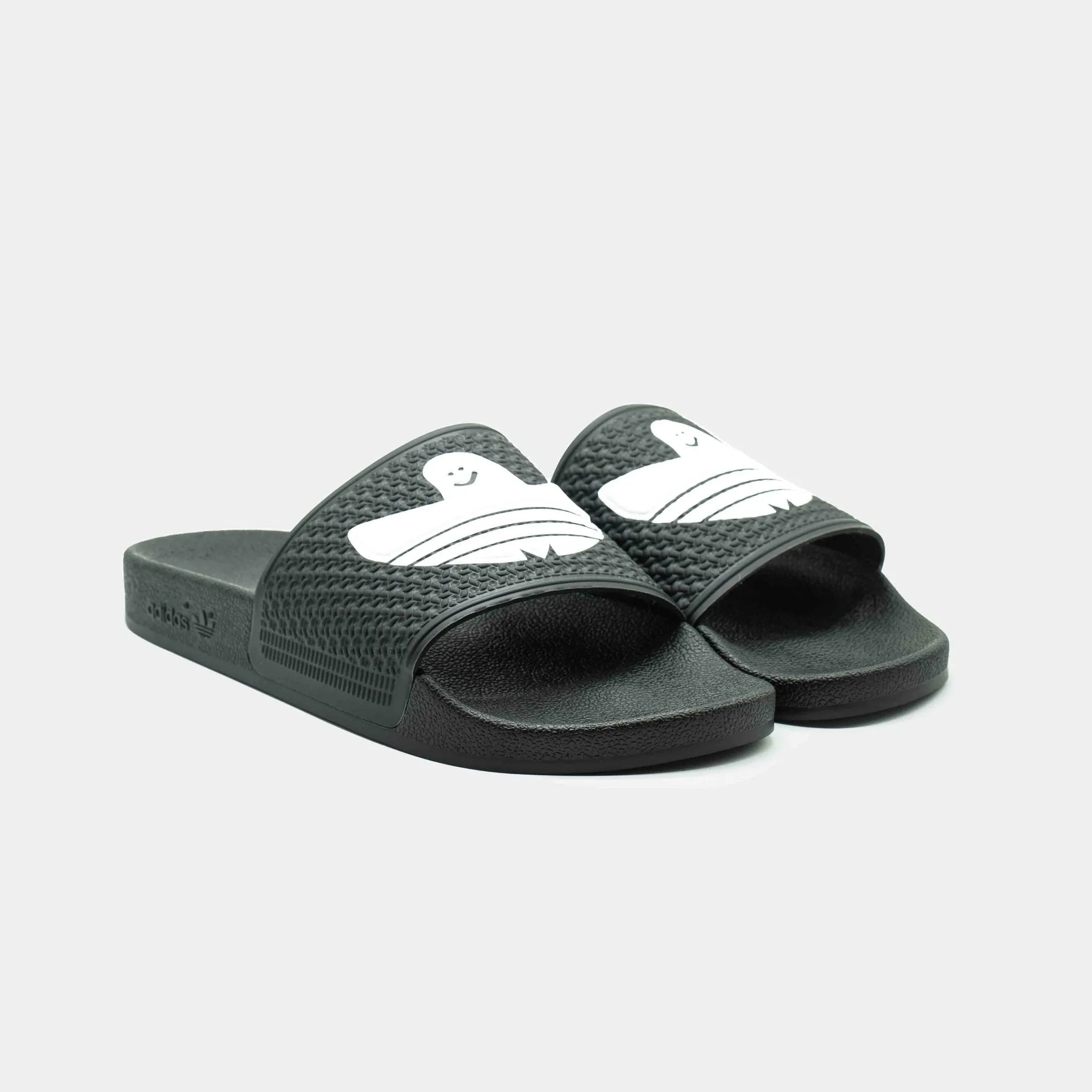 Adidas - Shmoofoil Slides (Black/White)