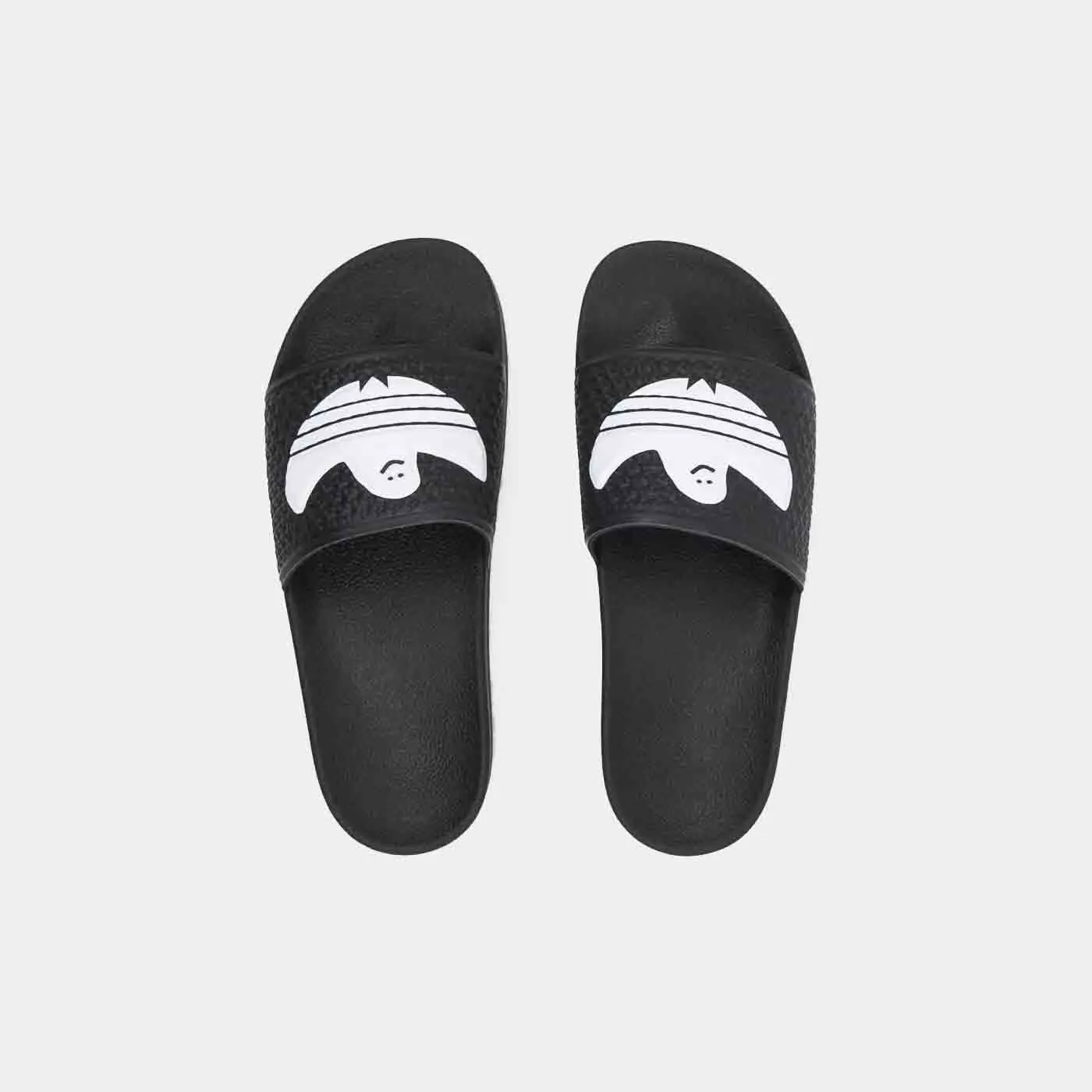 Adidas - Shmoofoil Slides (Black/White)