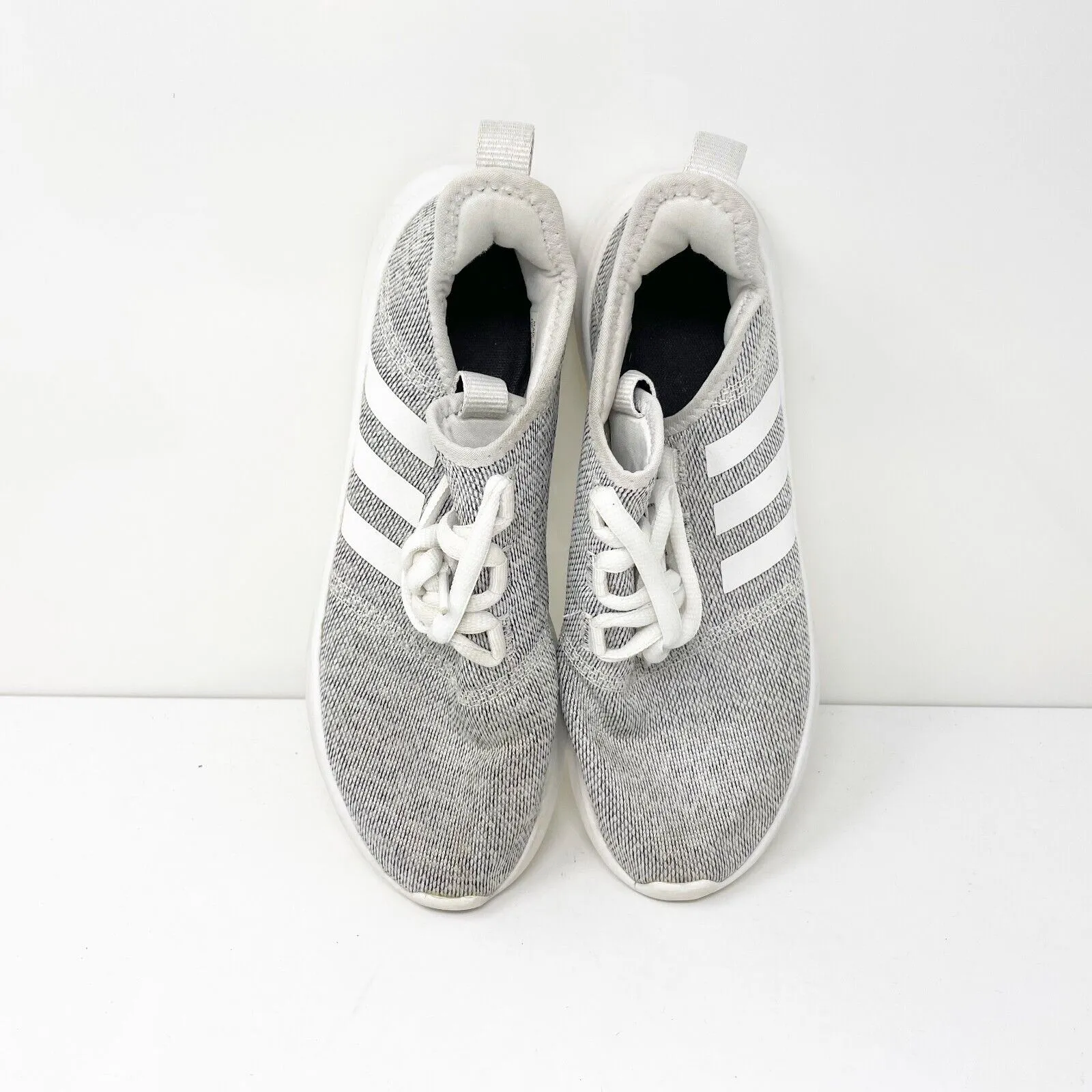 Adidas Womens Cloudfoam Pure 2.0 H04756 Gray Running Shoes Sneakers Size 7