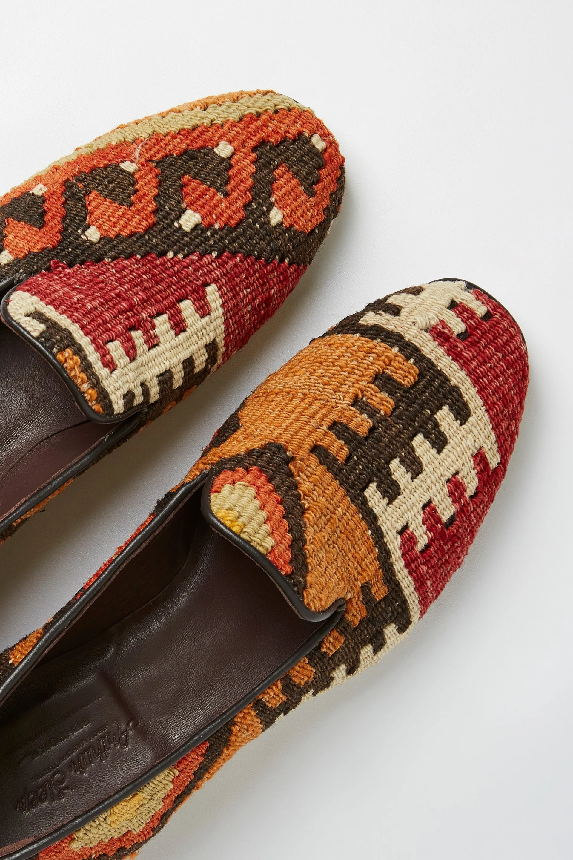 Albert Slippers in Antique Kilim