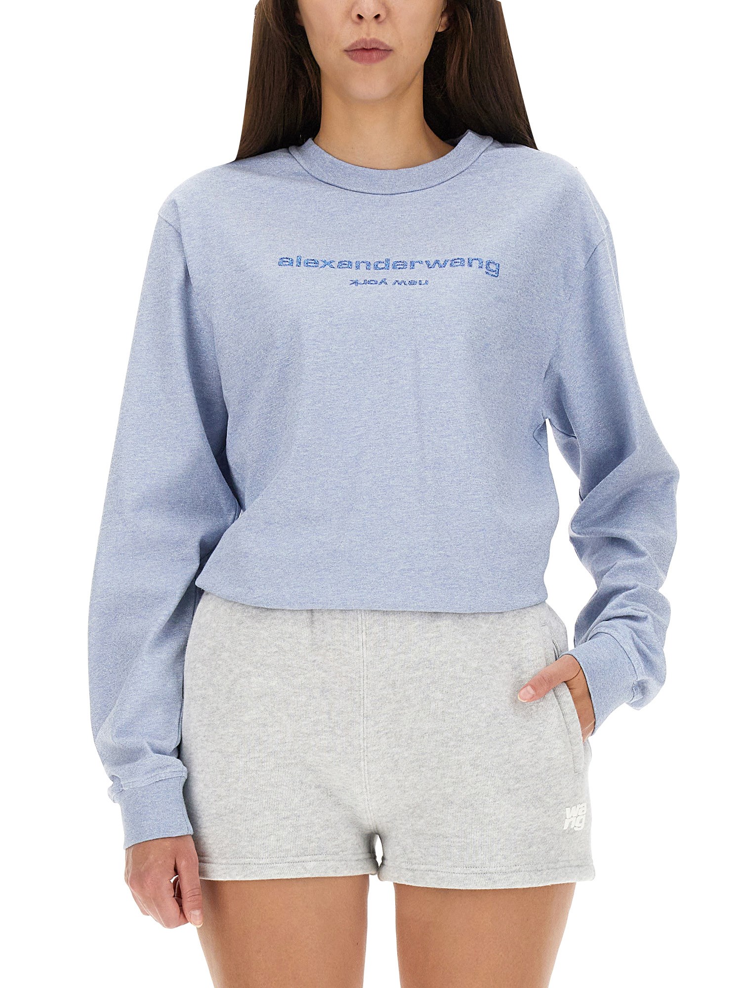 Logo Cotton Sweatshirt by ALEXANDER WANG