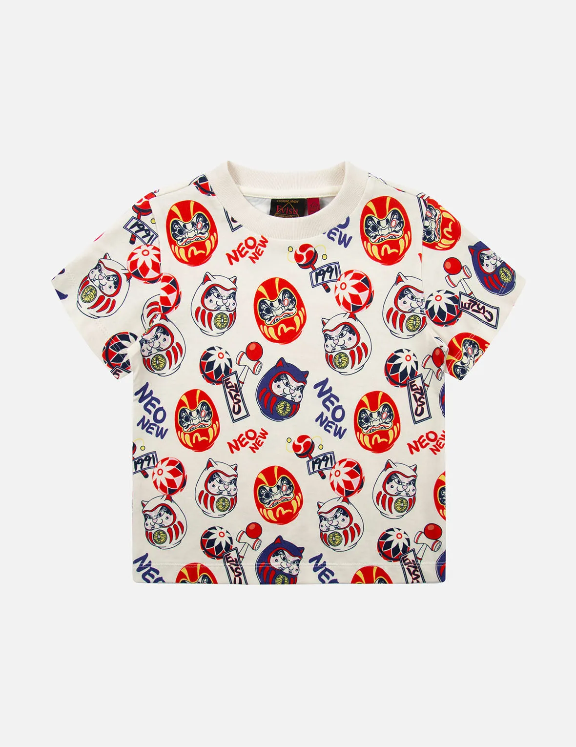 Allover Daruma Buddies Print T-shirt