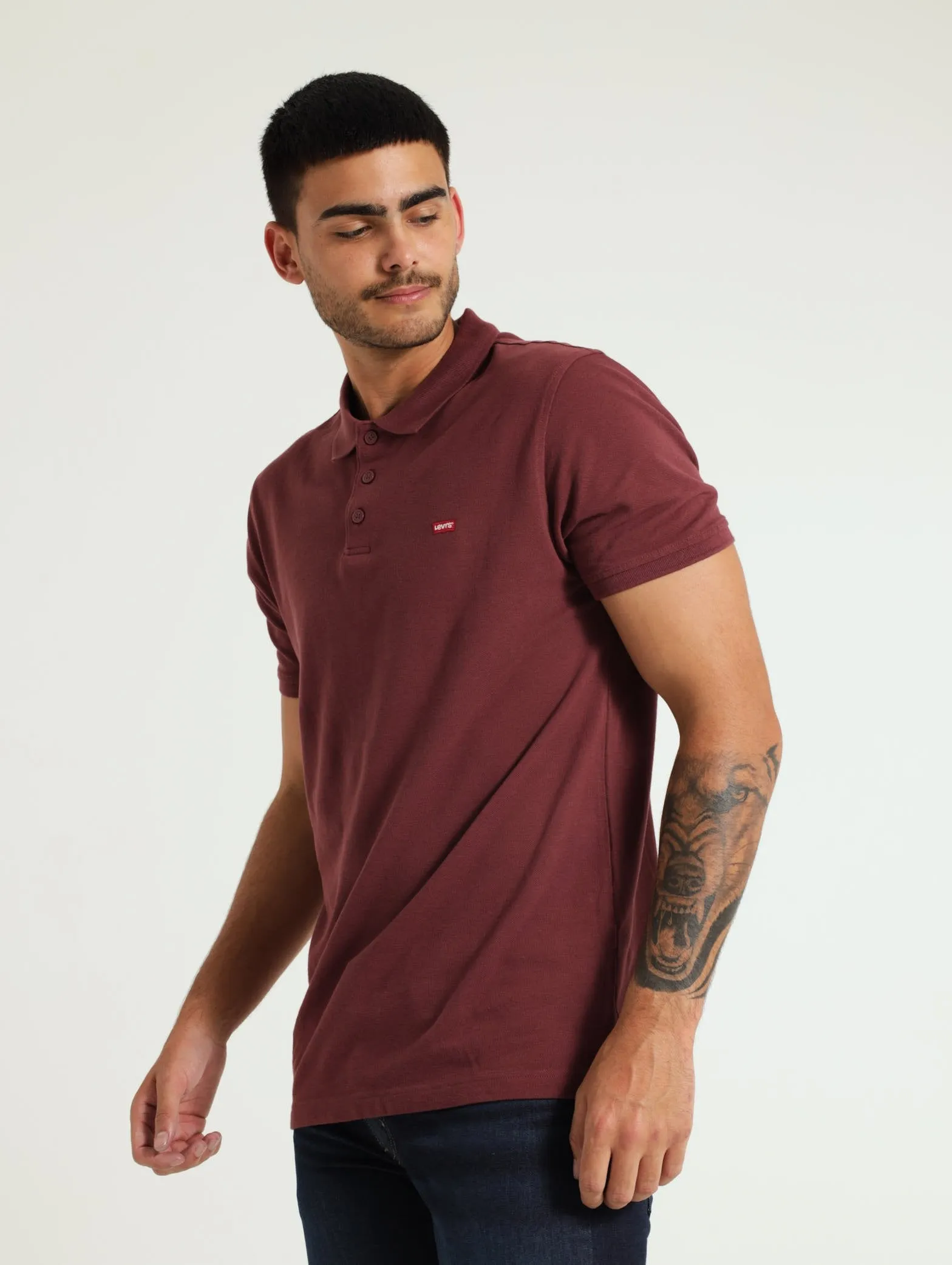 Ama Polo Golfer - Burgundy