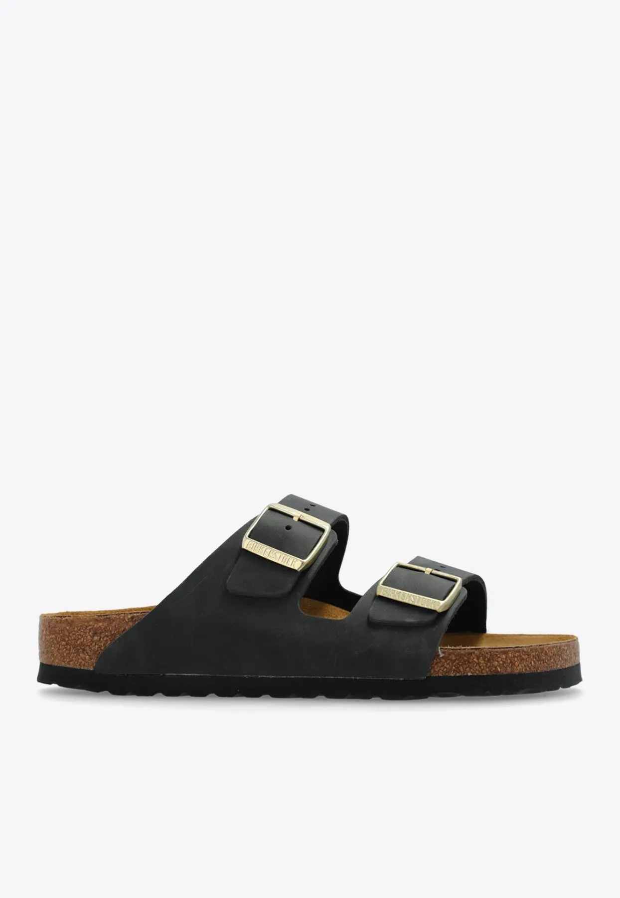 Arizona Two-Strap Leather Slides