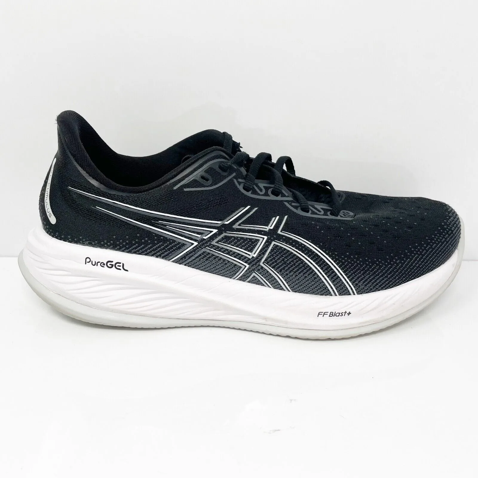 Asics Mens Gel Cumulus 26 1011B793 Black Running Shoes Sneakers Size 11 W