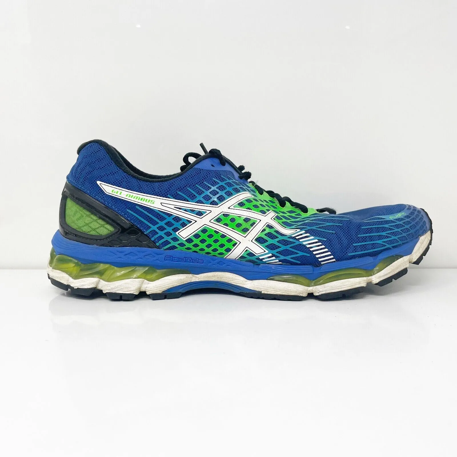 Asics Mens Gel Nimbus 17 T507N Blue Running Shoes Sneakers Size 12.5