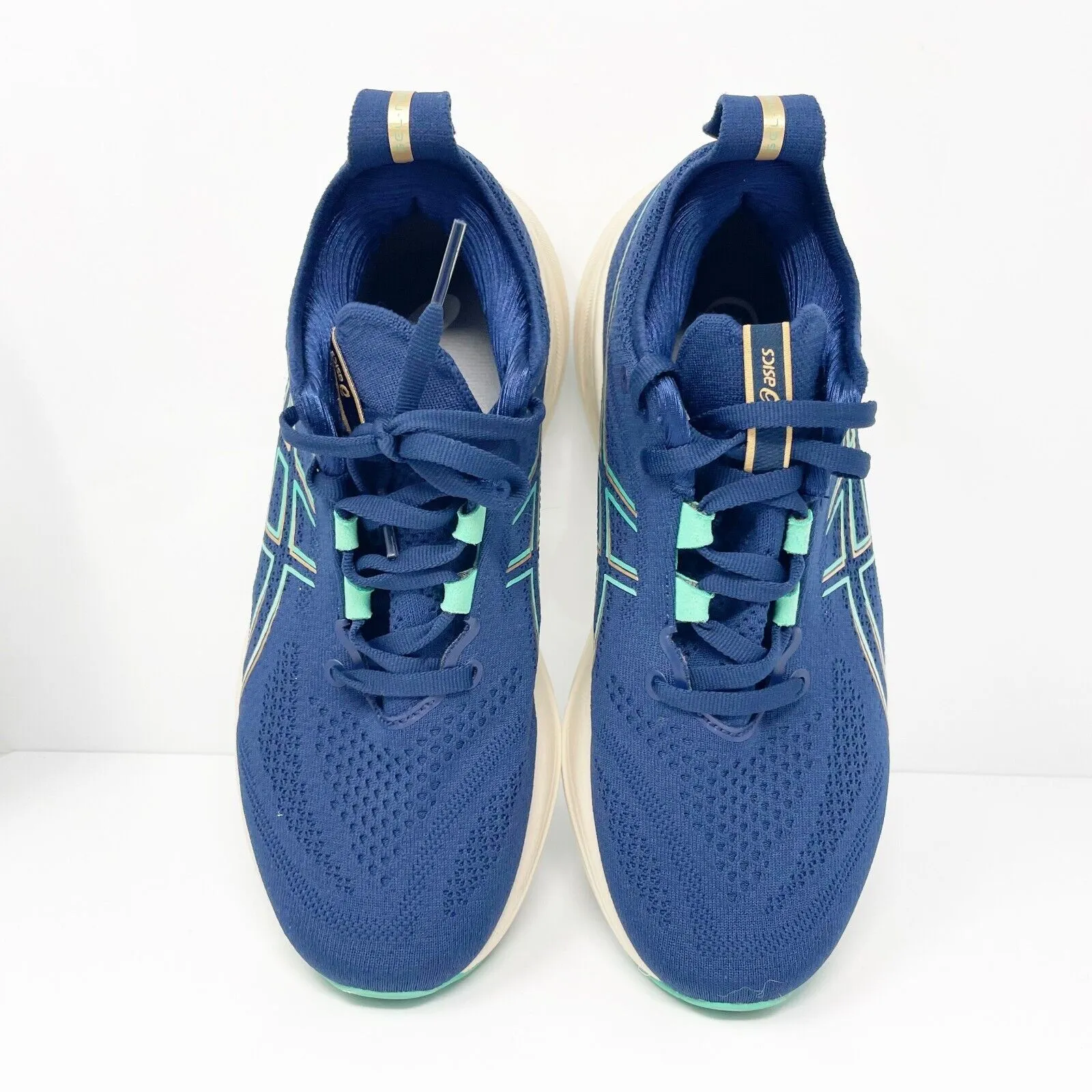 Asics Womens Gel Nimbus 26 1012B602 Blue Running Shoes Sneakers Size 7 W