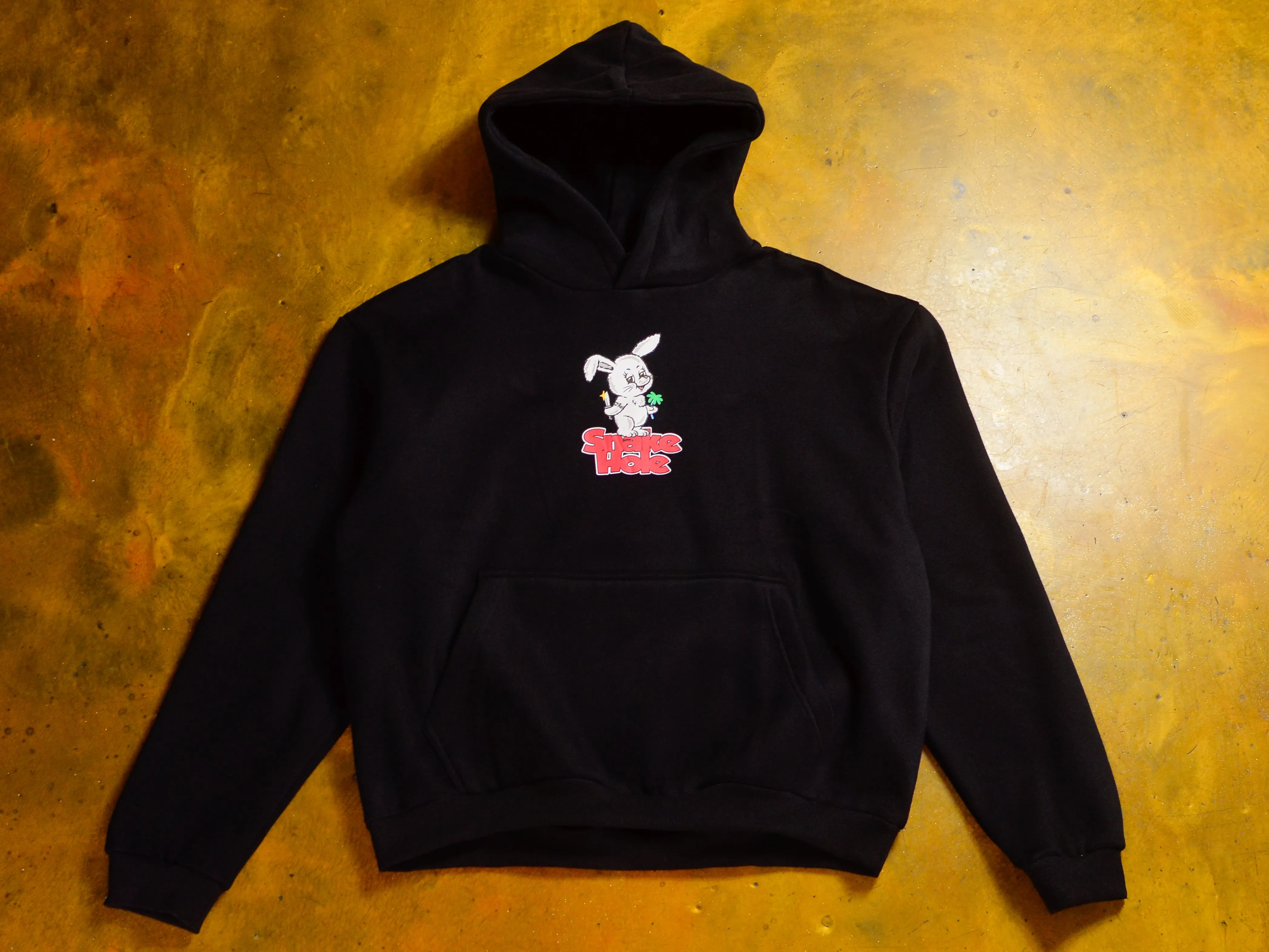 Rabbit Hoodie - Black