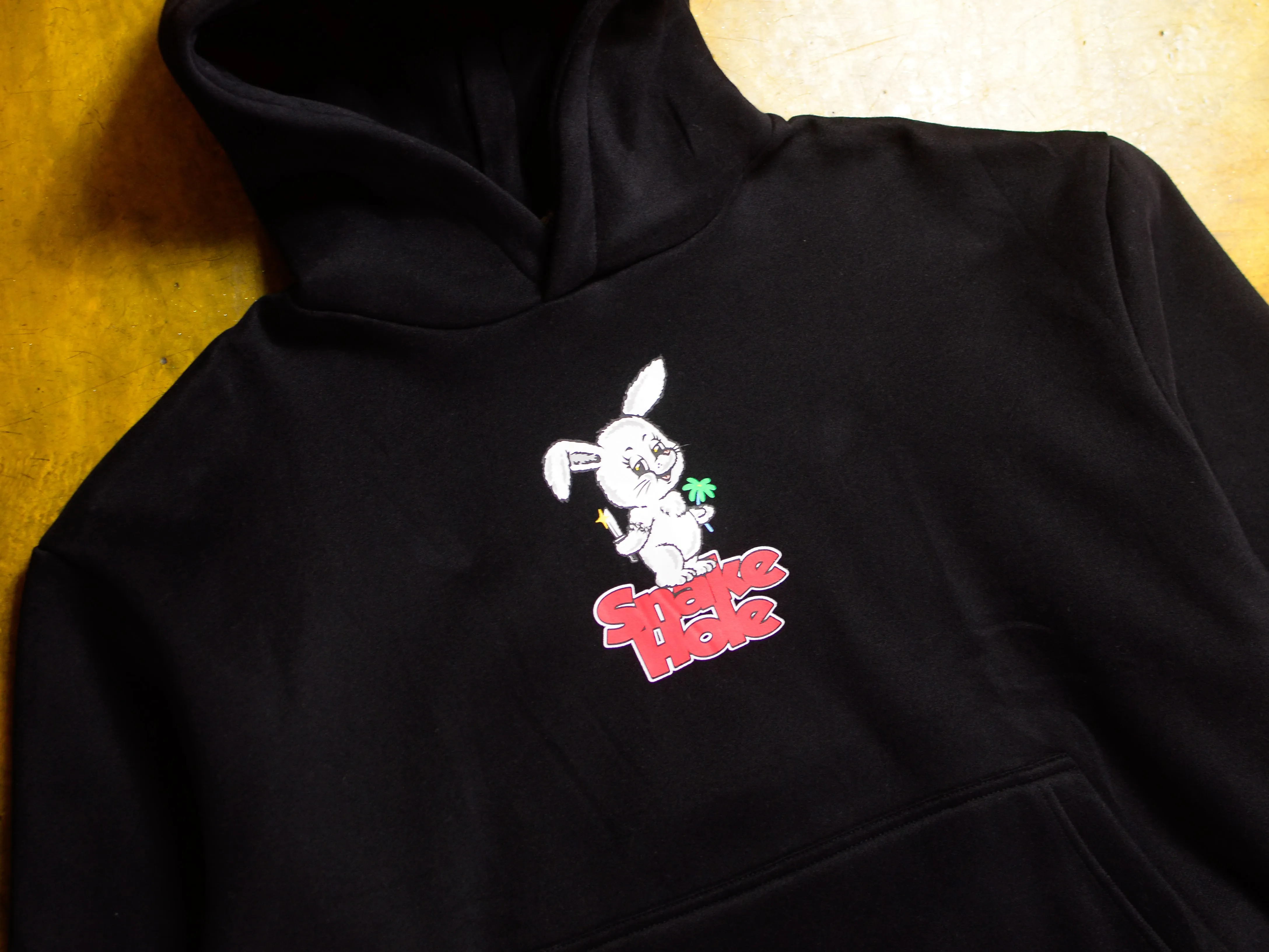 Rabbit Hoodie - Black