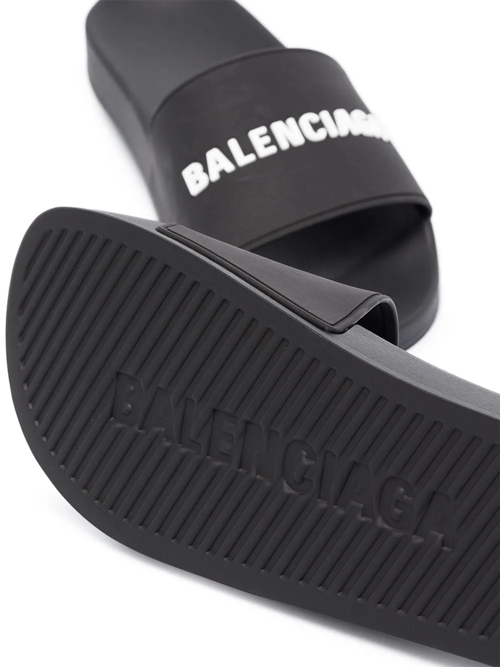 Balenciaga    Balenciaga Logo Pool Slides