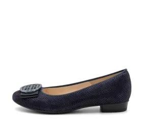 Bambi Women's Ornament Ballet Flat - Midnight 92