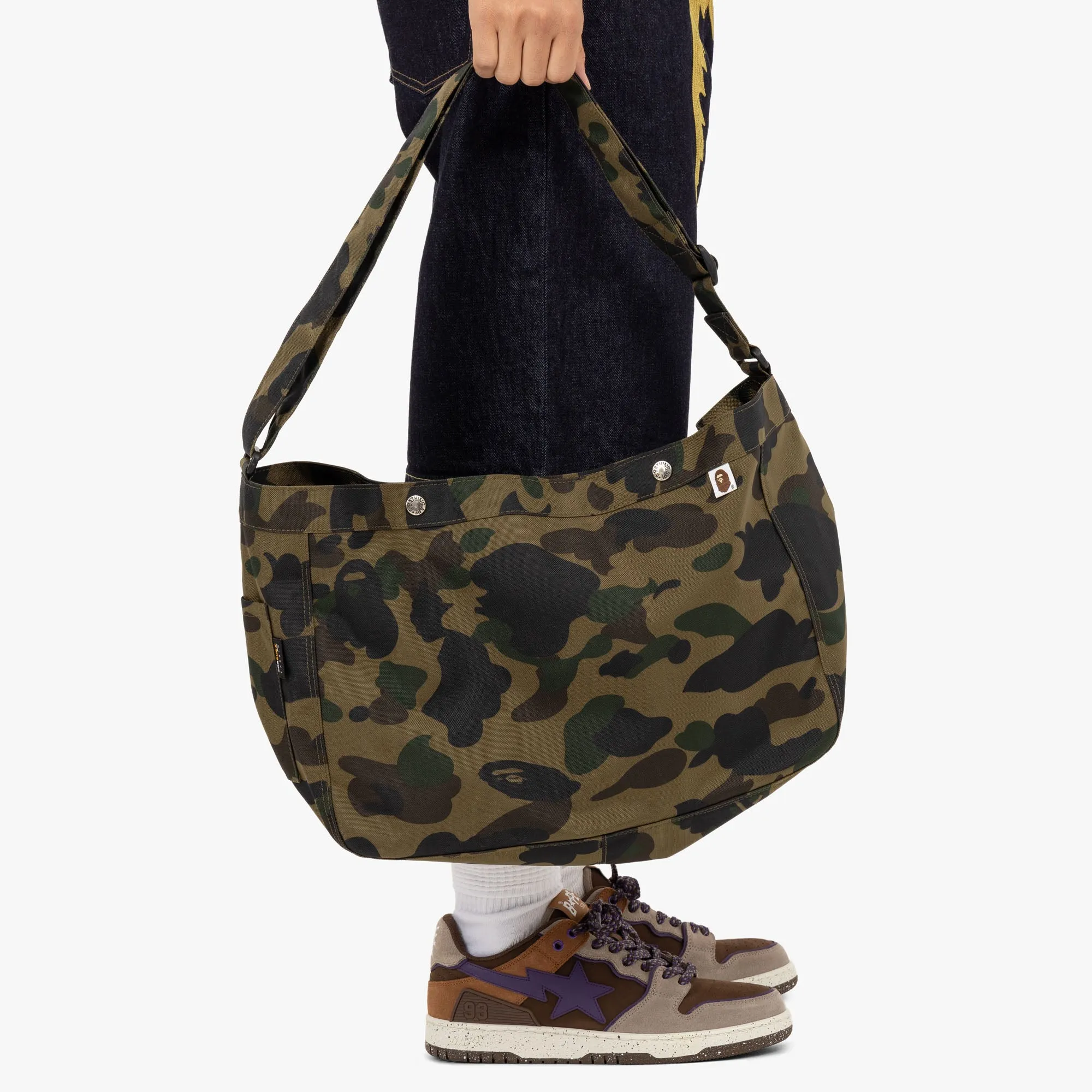 BAPE 1st Camo CORDURA Shoulder Bag / Green