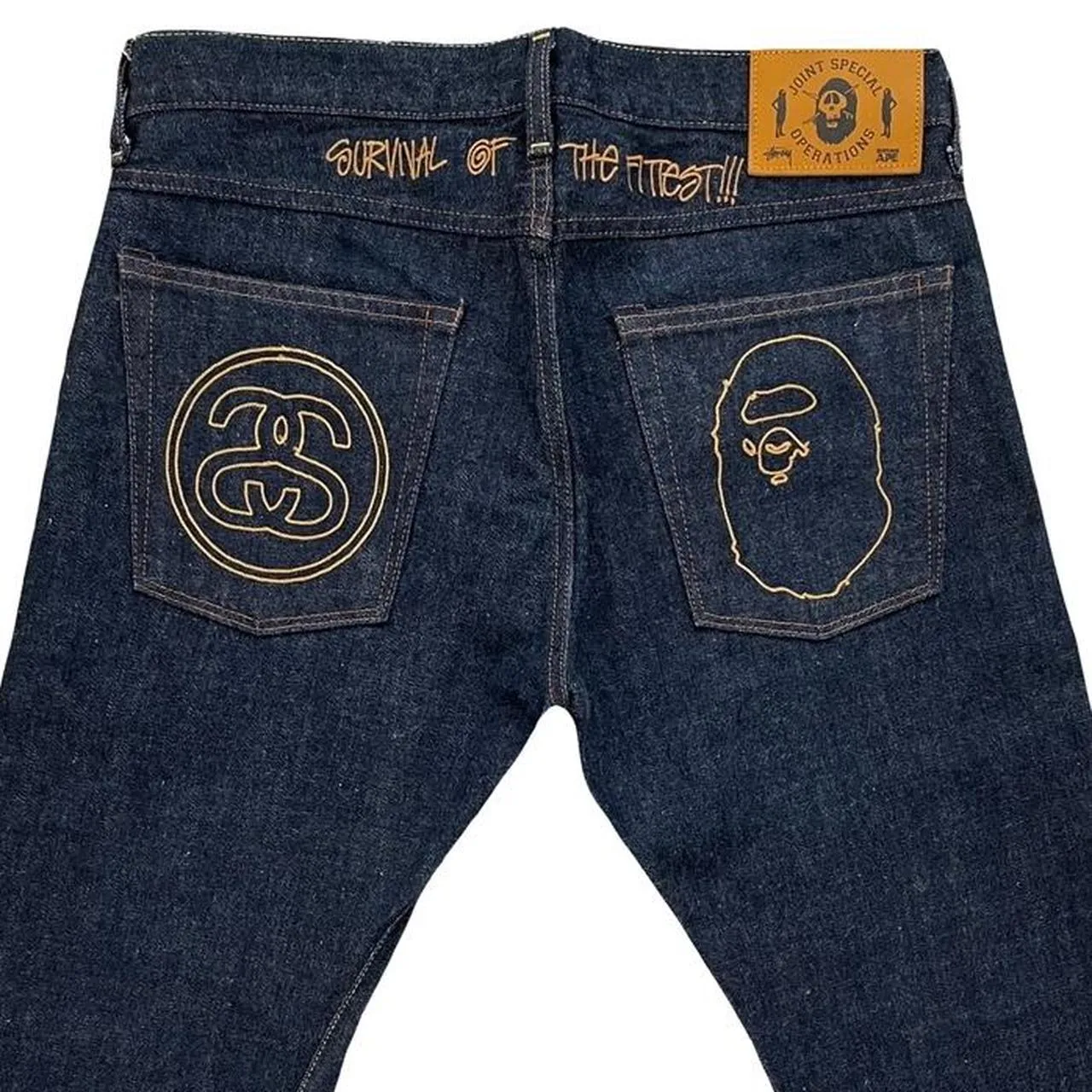 Bape x Stussy Jeans