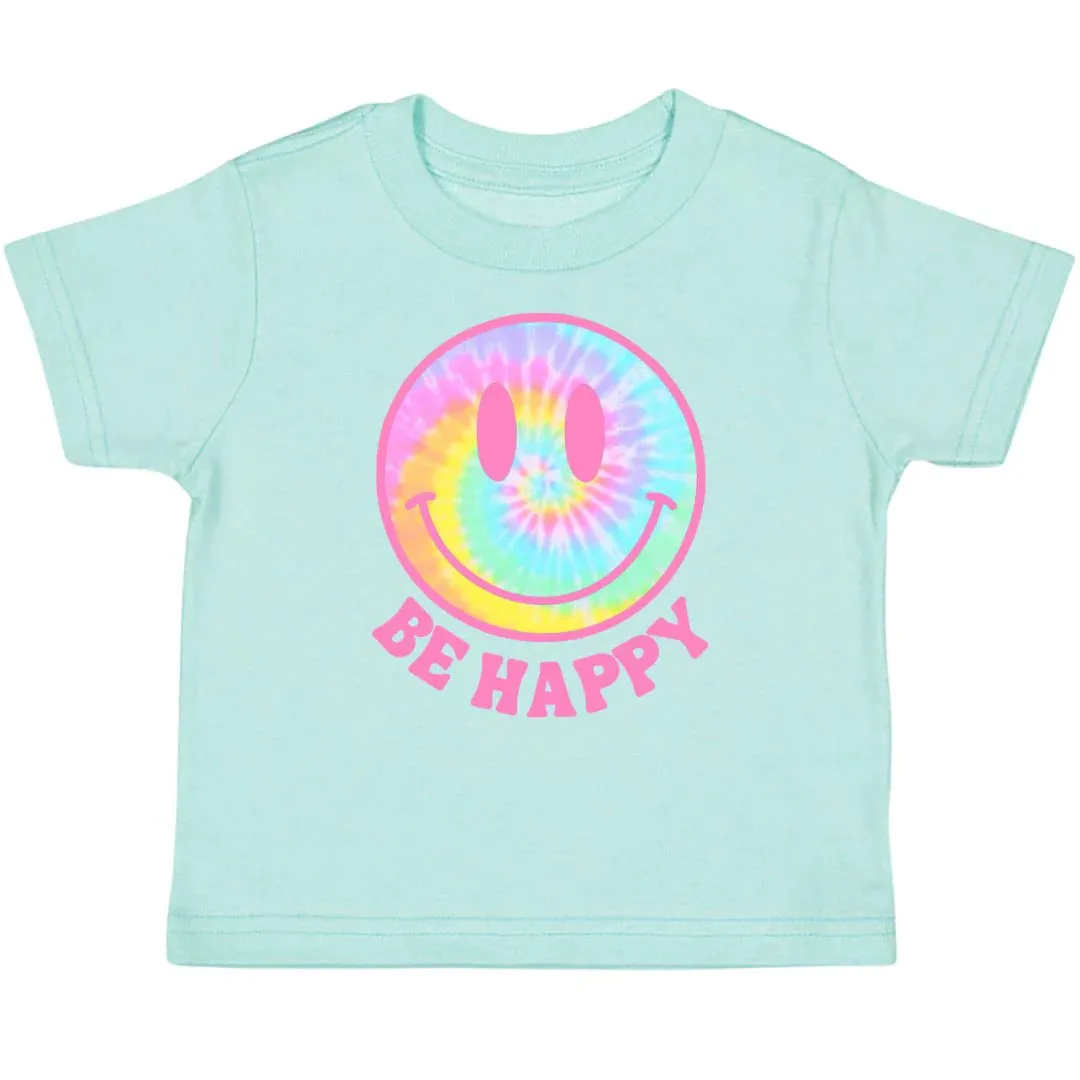 Happy T-Shirt in Aqua Blue