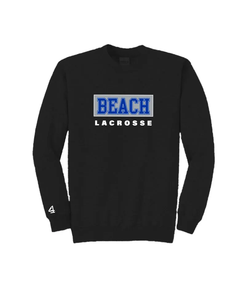 BEACH LACROSSE Crewneck Sweatshirt