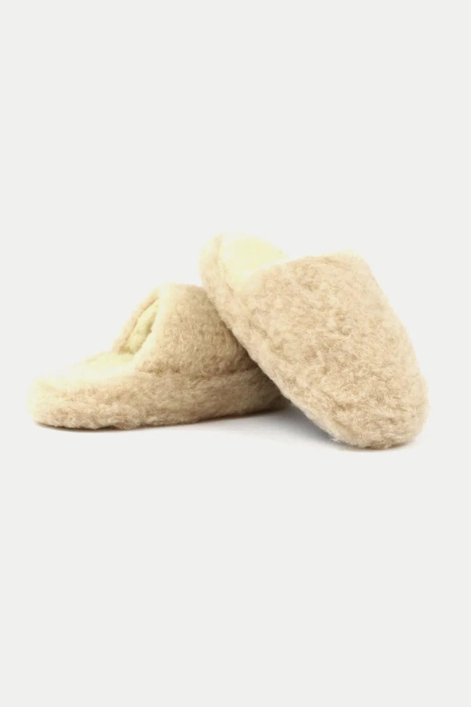 Beige Half Slippers