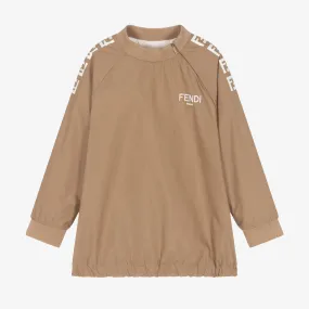 Beige Logo Sweatshirt