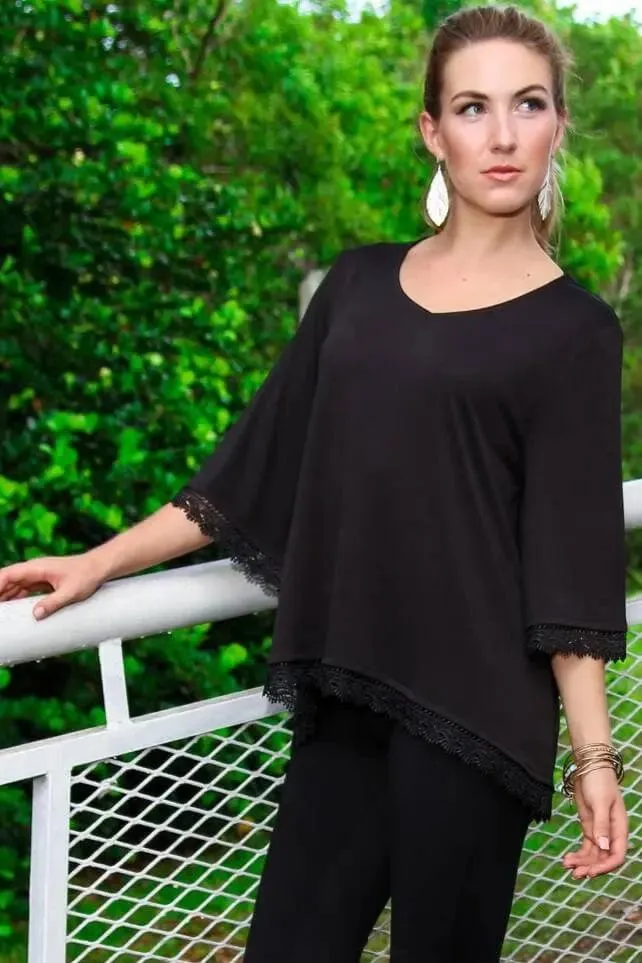 Bell Sleeve Knit Tunic in easy to wear soft fabric