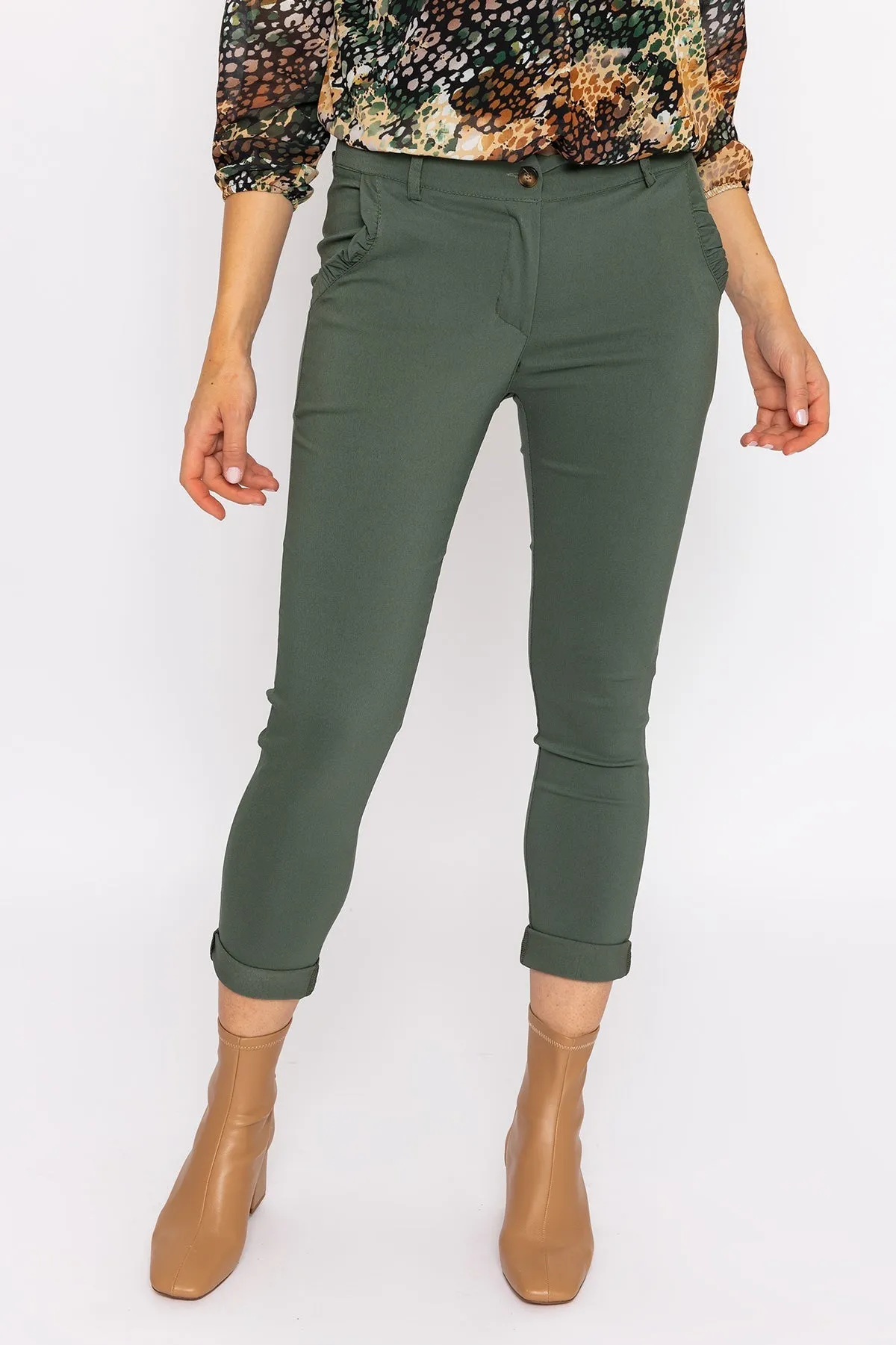 Bengaline Trousers in Khaki