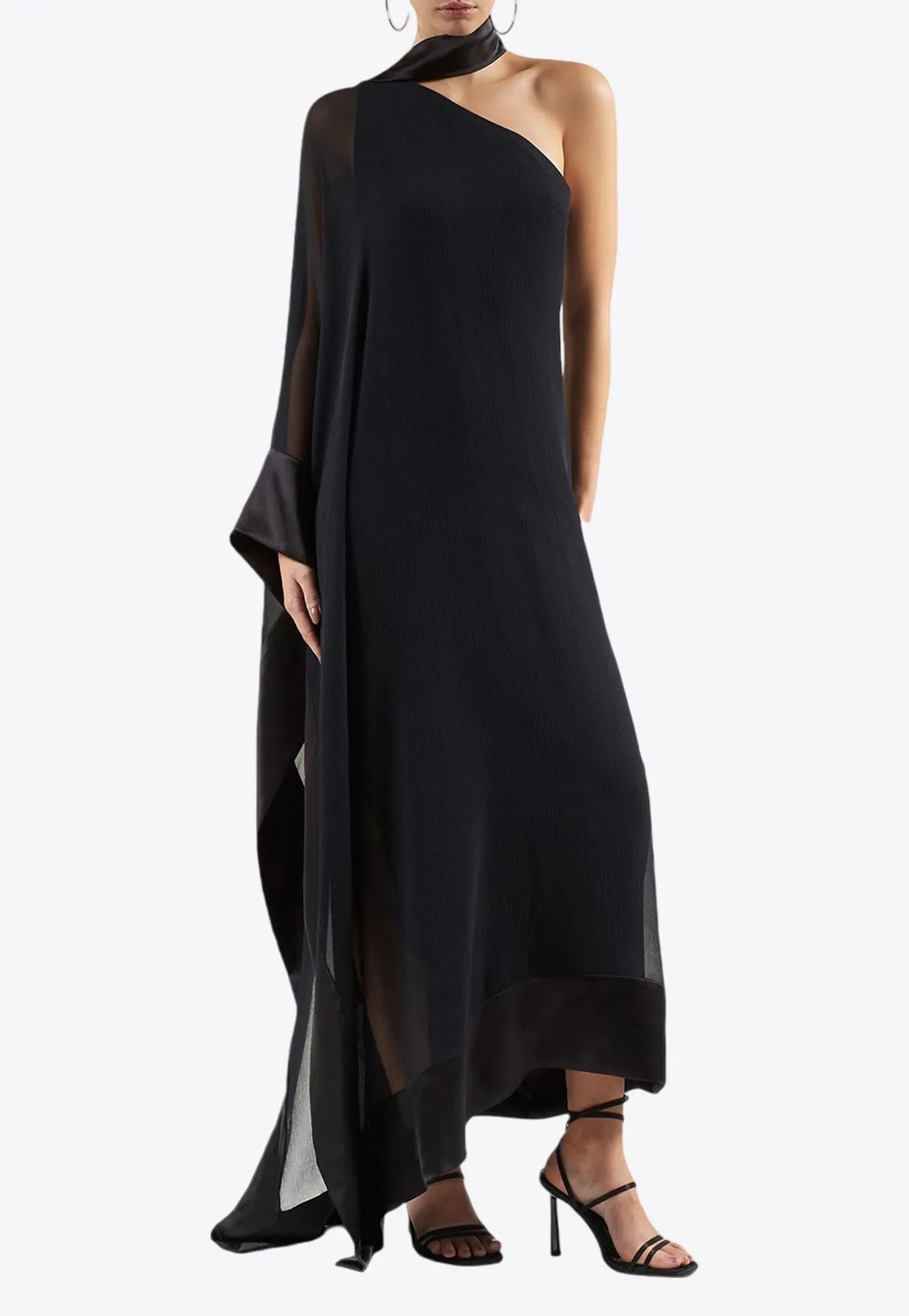 Betsy Spirito One-Shoulder Midi Dress