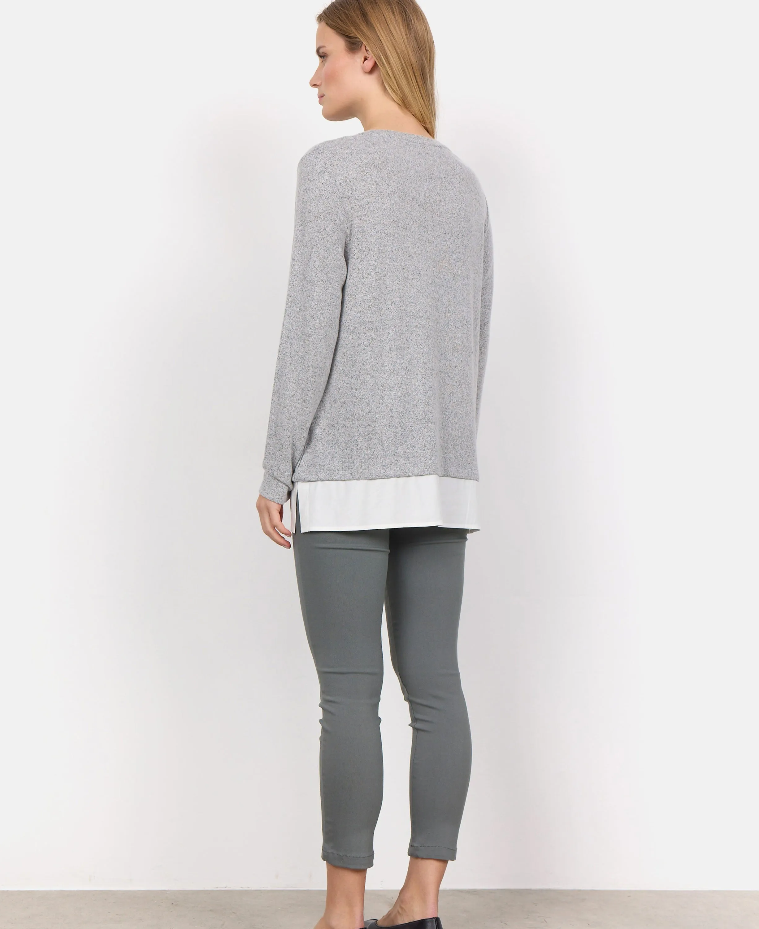 Biara 81 Sweatshirt Light Grey Melange