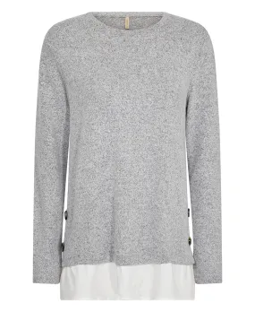 Biara 81 Sweatshirt Light Grey Melange