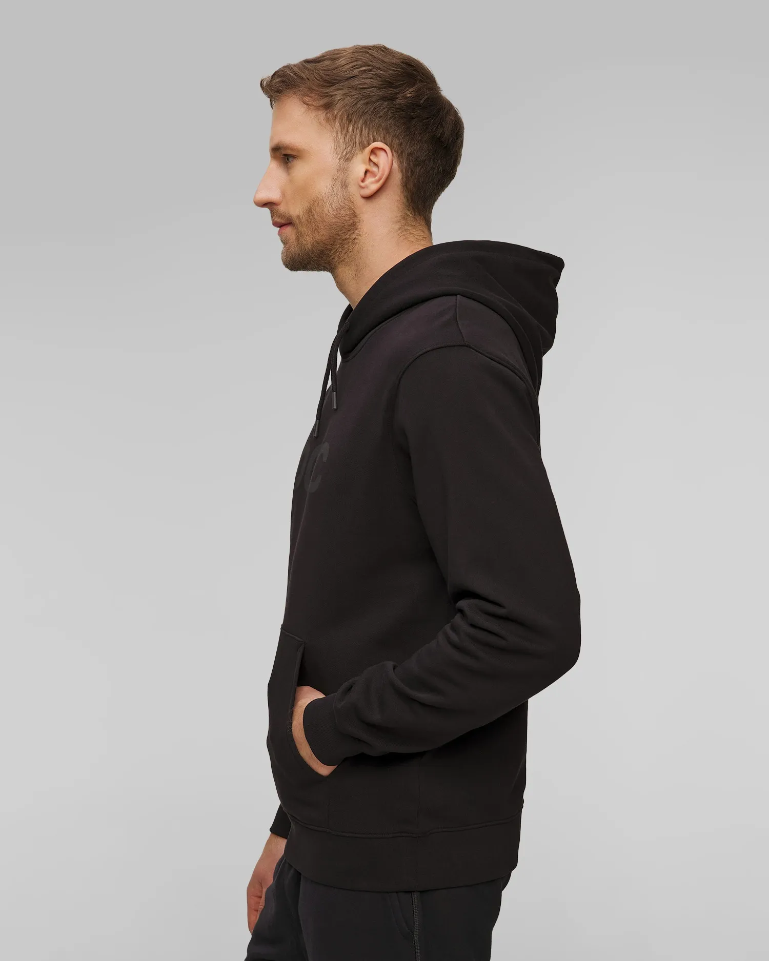 Biała bluza z kapturem męska POC Hood czarna 61652-1002