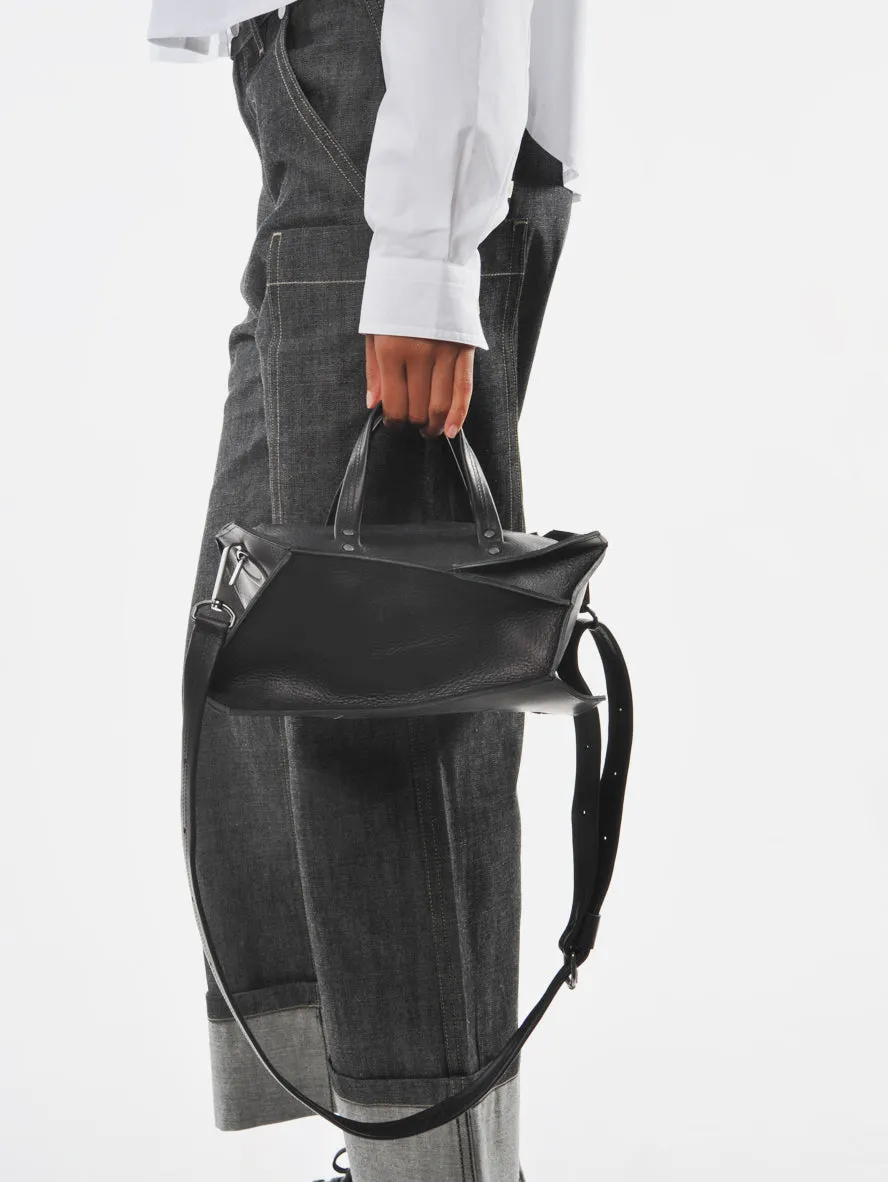 Black Collapse Eve Bag