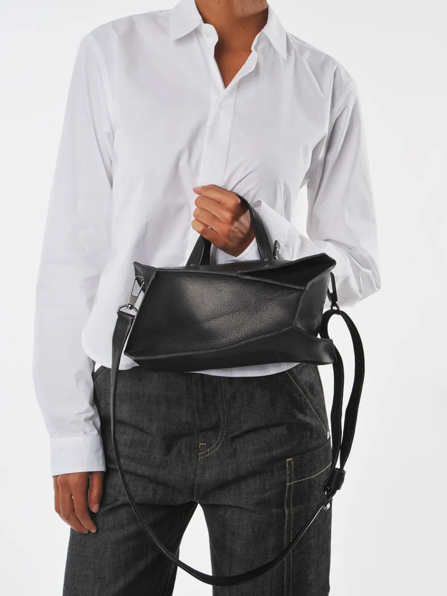 Black Collapse Eve Bag