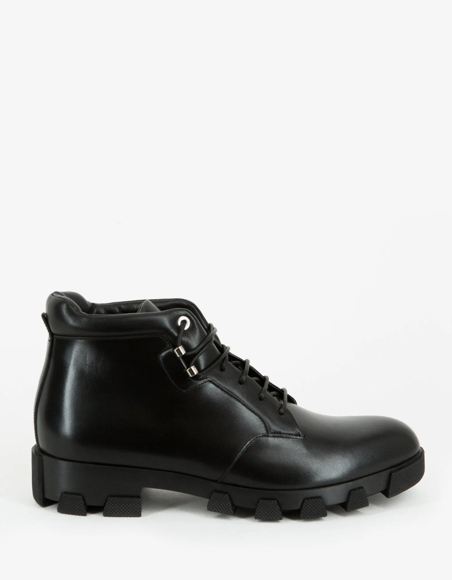 Classic Black Leather Ankle Boots