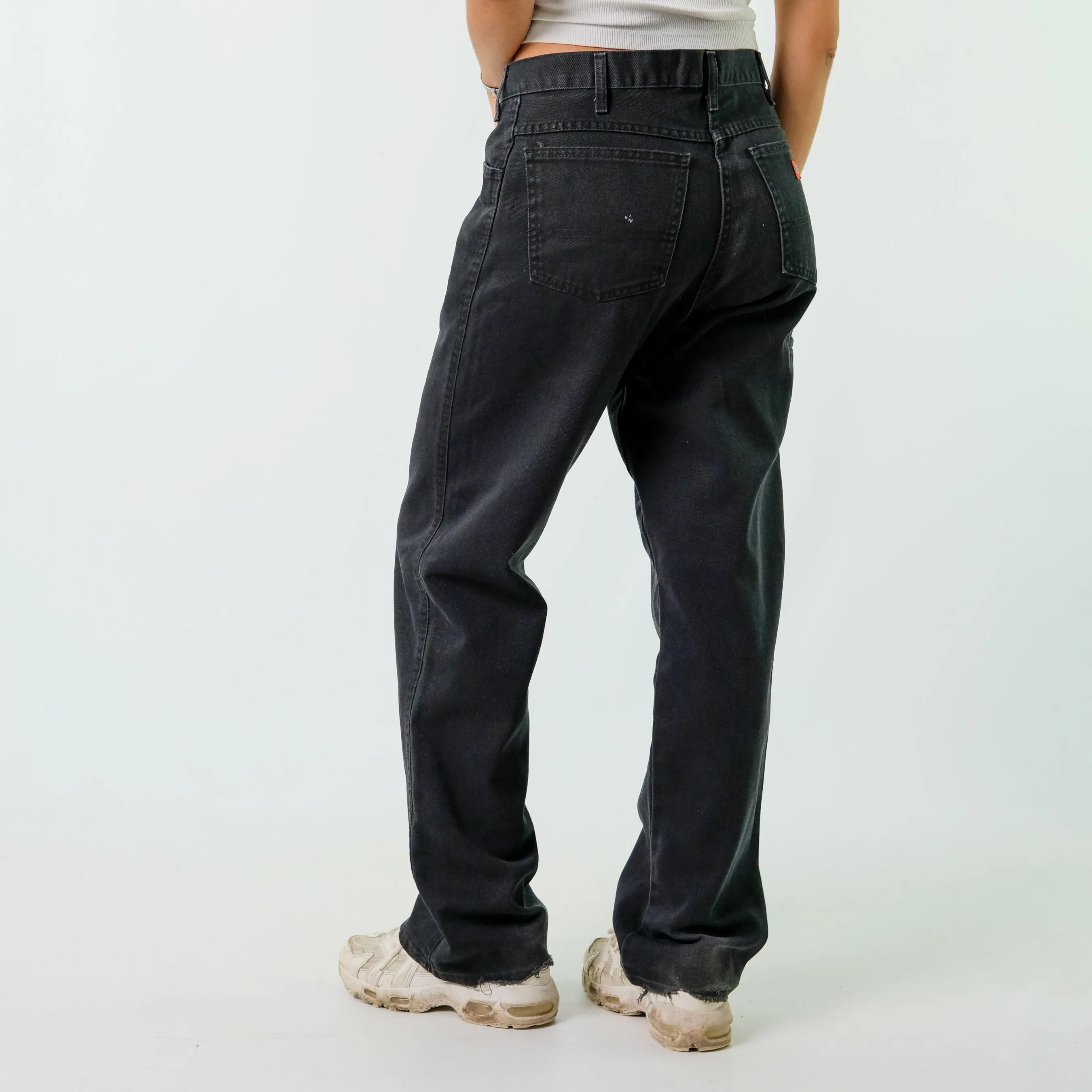 Black y2ks Dickies Denim Jeans Baggy Pants (32x32)