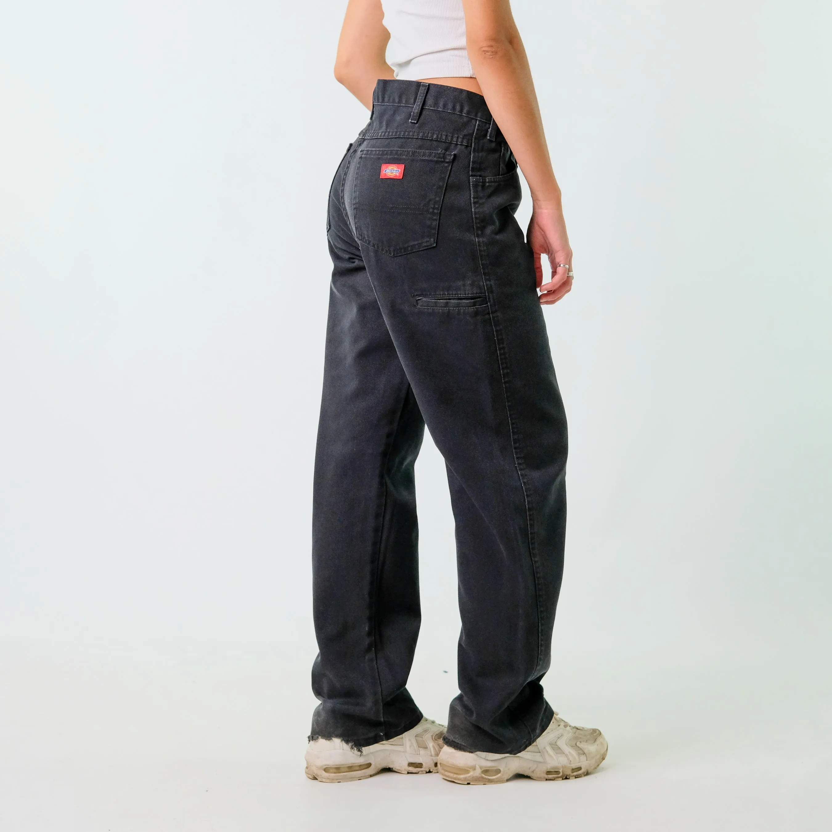 Black y2ks Dickies Denim Jeans Baggy Pants (32x32)