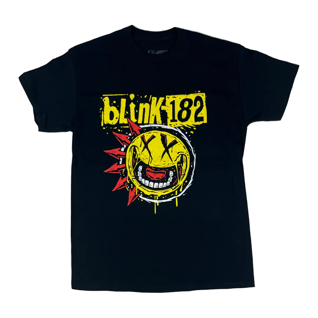 Blink-182 Smiley Tee - Official Merchandise