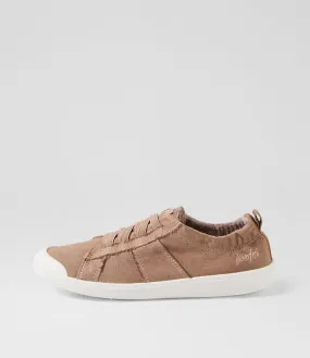 BLOWFISH Vex Warm Taupe Canvas Sneakers