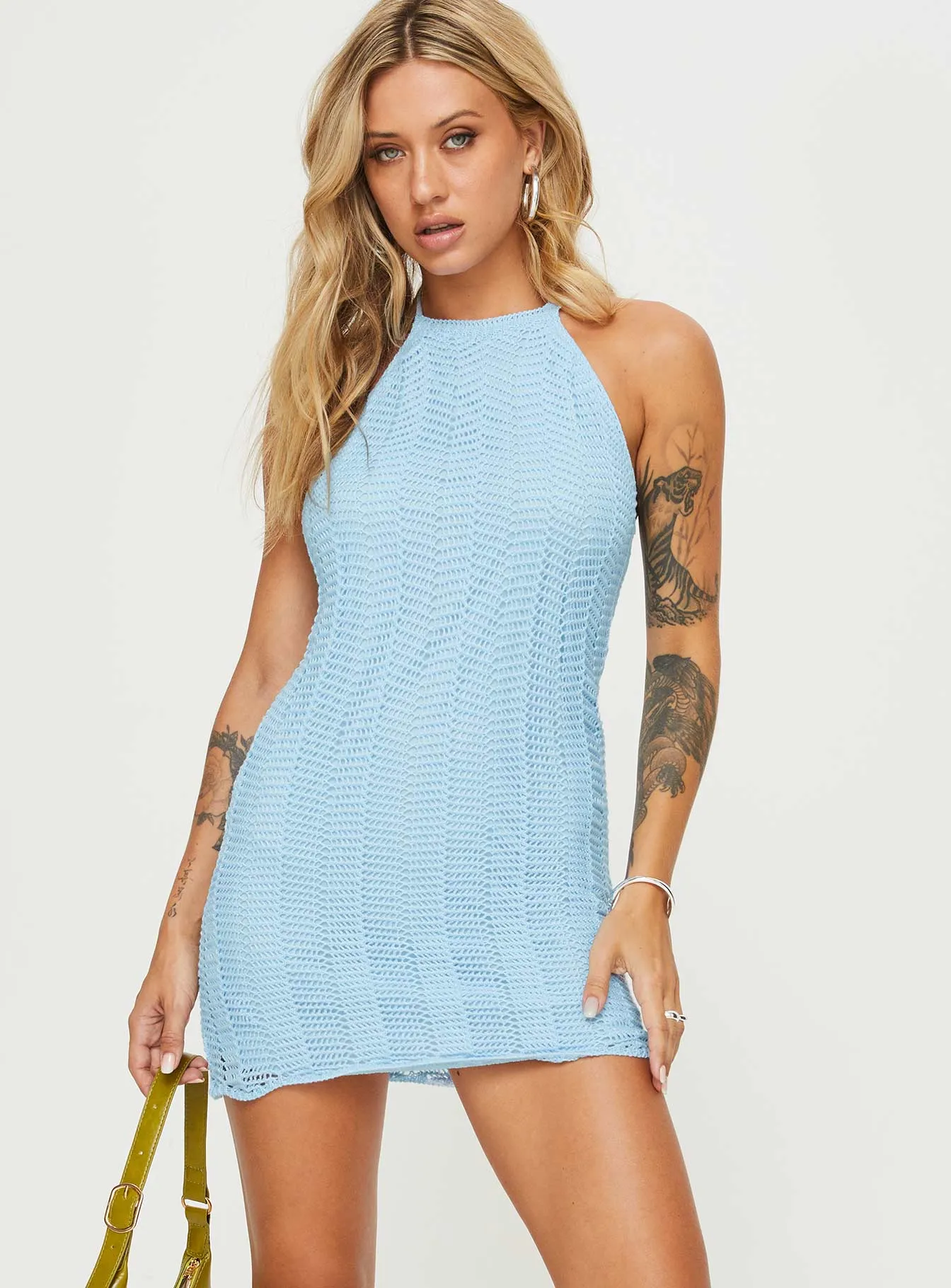 Blue Mini Dress - Talinga