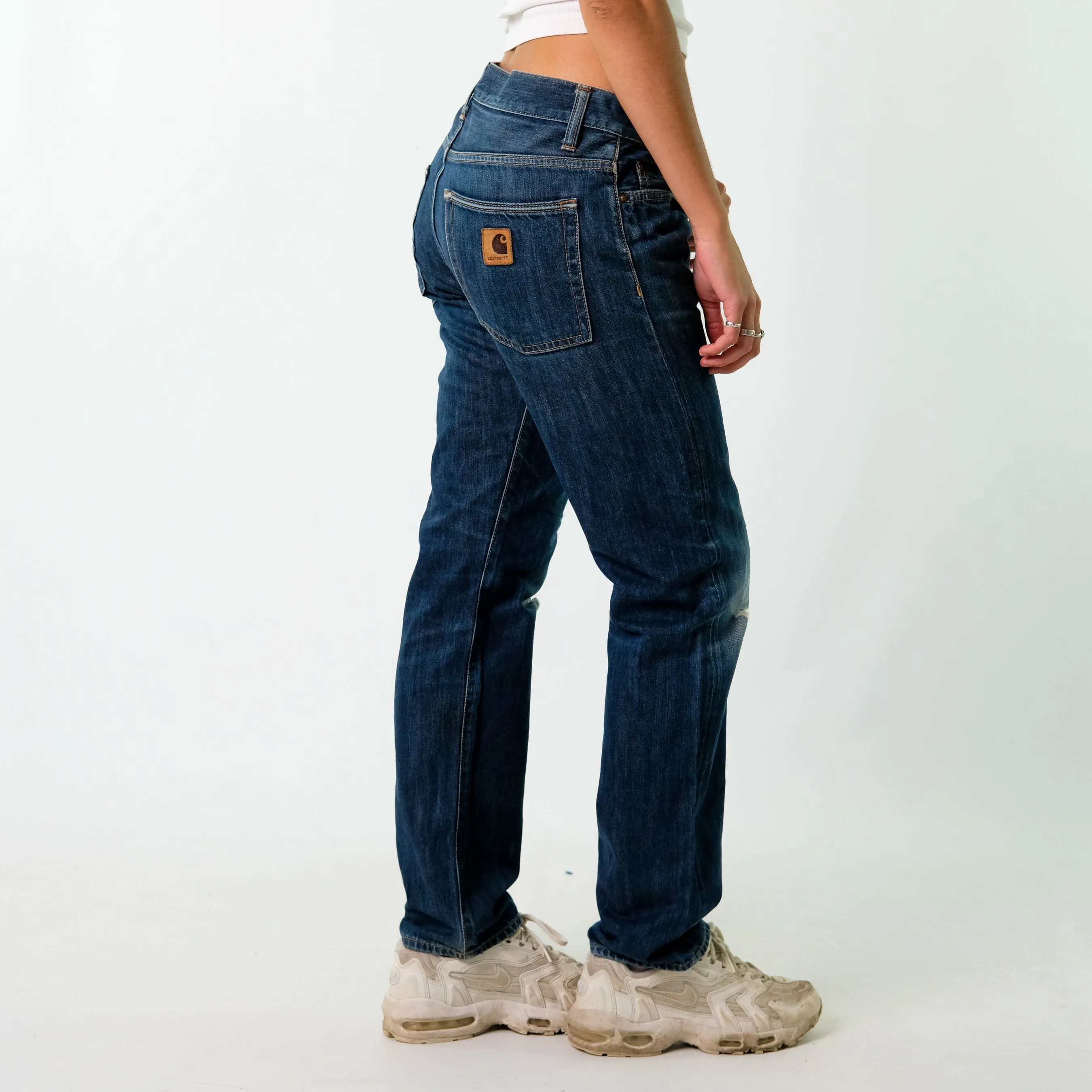 Blue y2ks Carhartt Denim Jeans Baggy Pants (32x32)